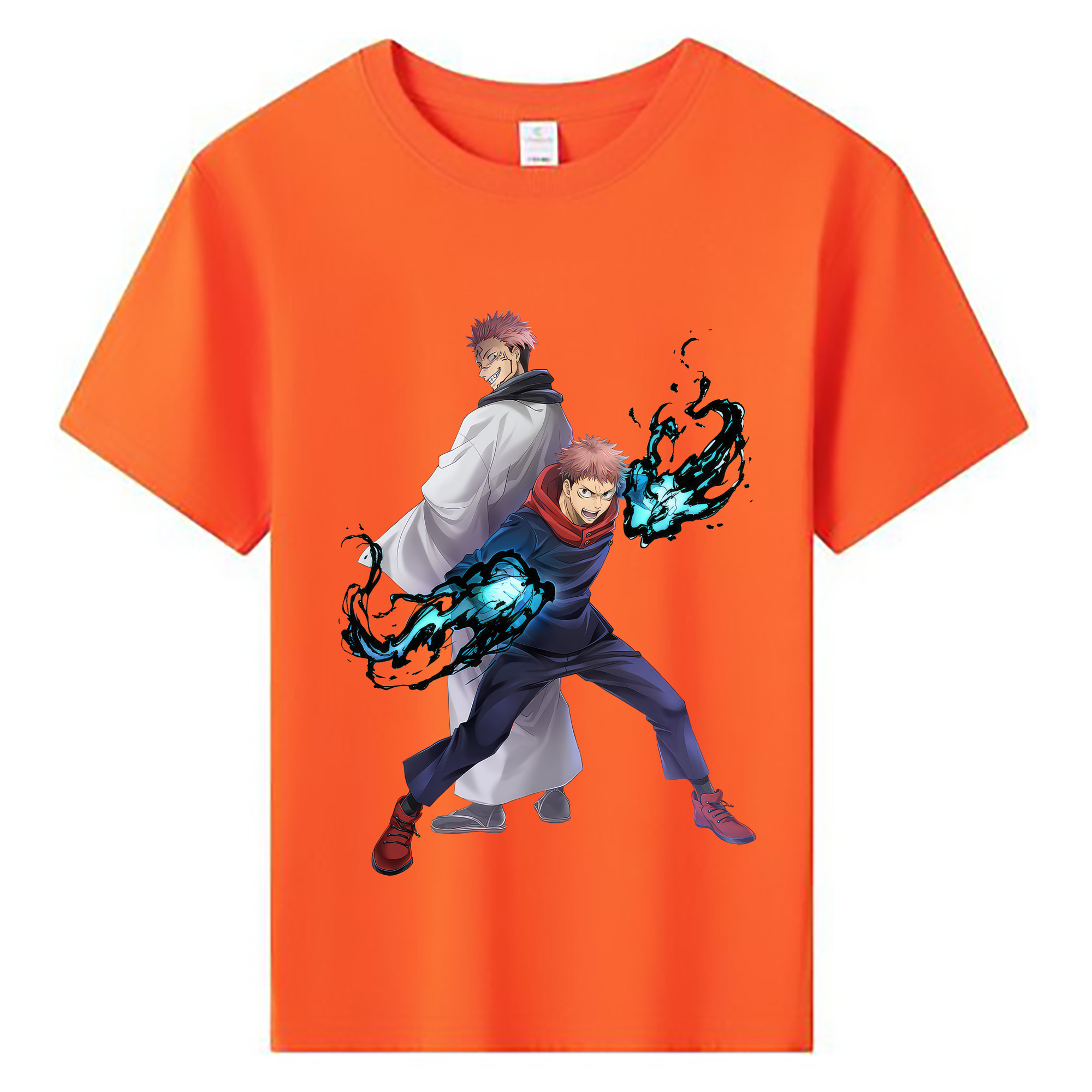 （画像用） 呪術廻戦 Jujutsu Kaisen 綿100％キッズTシャツ（フロントプリント）