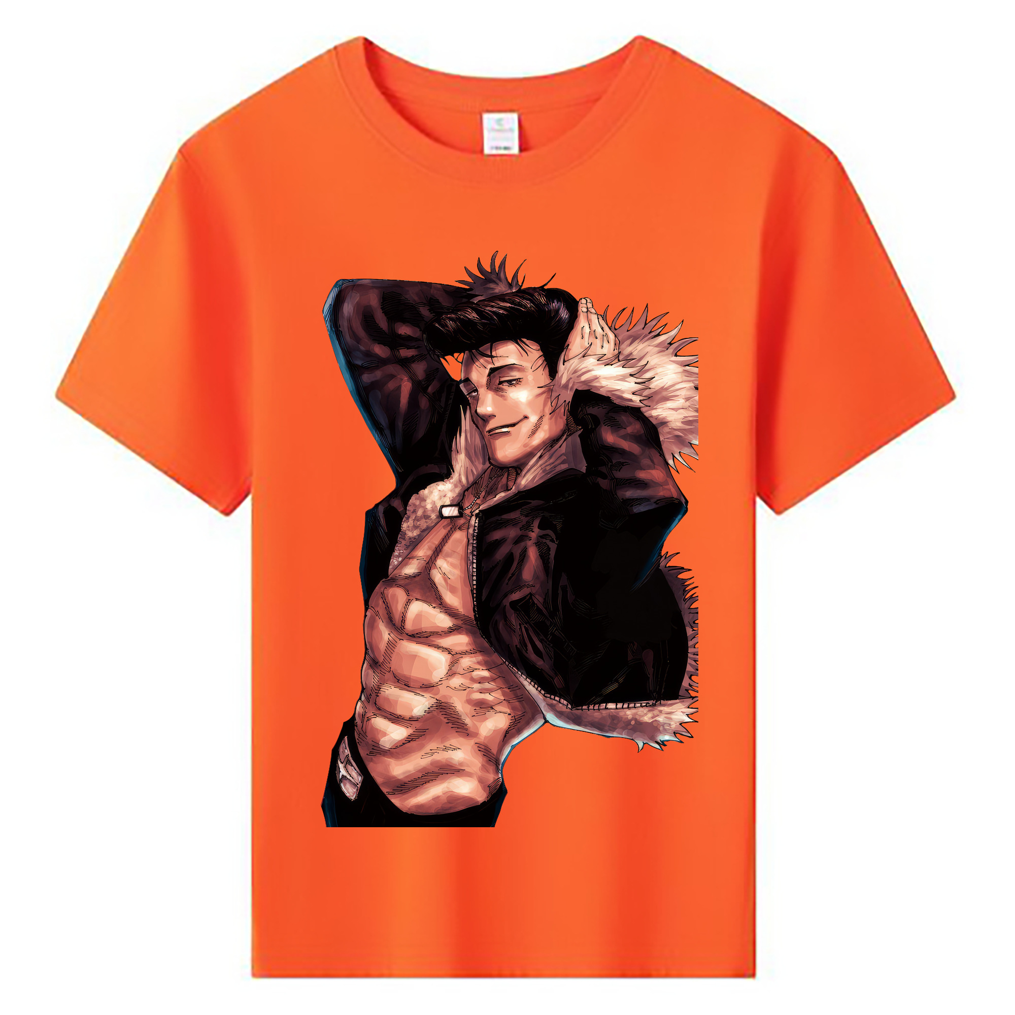 （画像用） 呪術廻戦 Jujutsu Kaisen 綿100％キッズTシャツ（フロントプリント）
