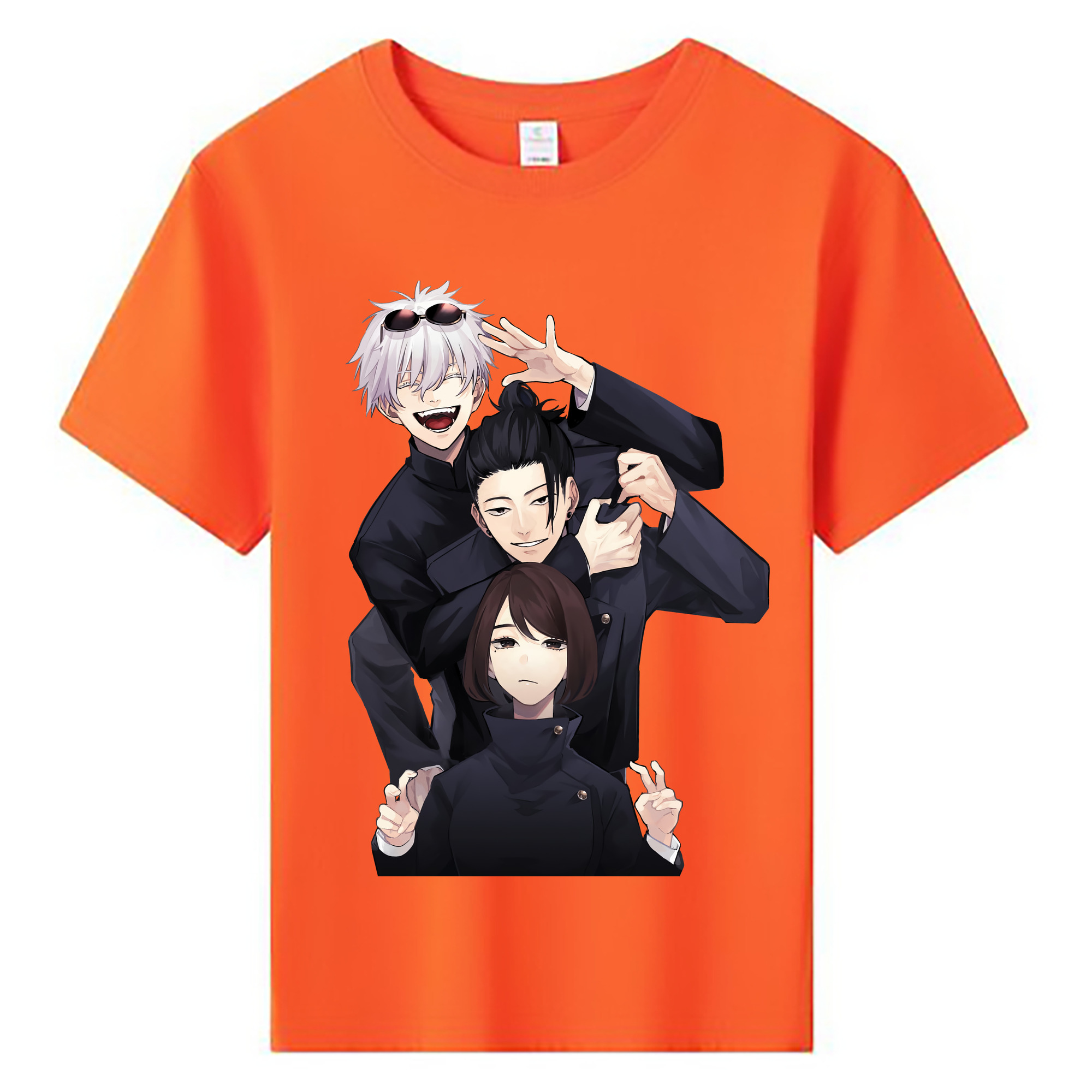 （画像用） 呪術廻戦 Jujutsu Kaisen 綿100％キッズTシャツ（フロントプリント）