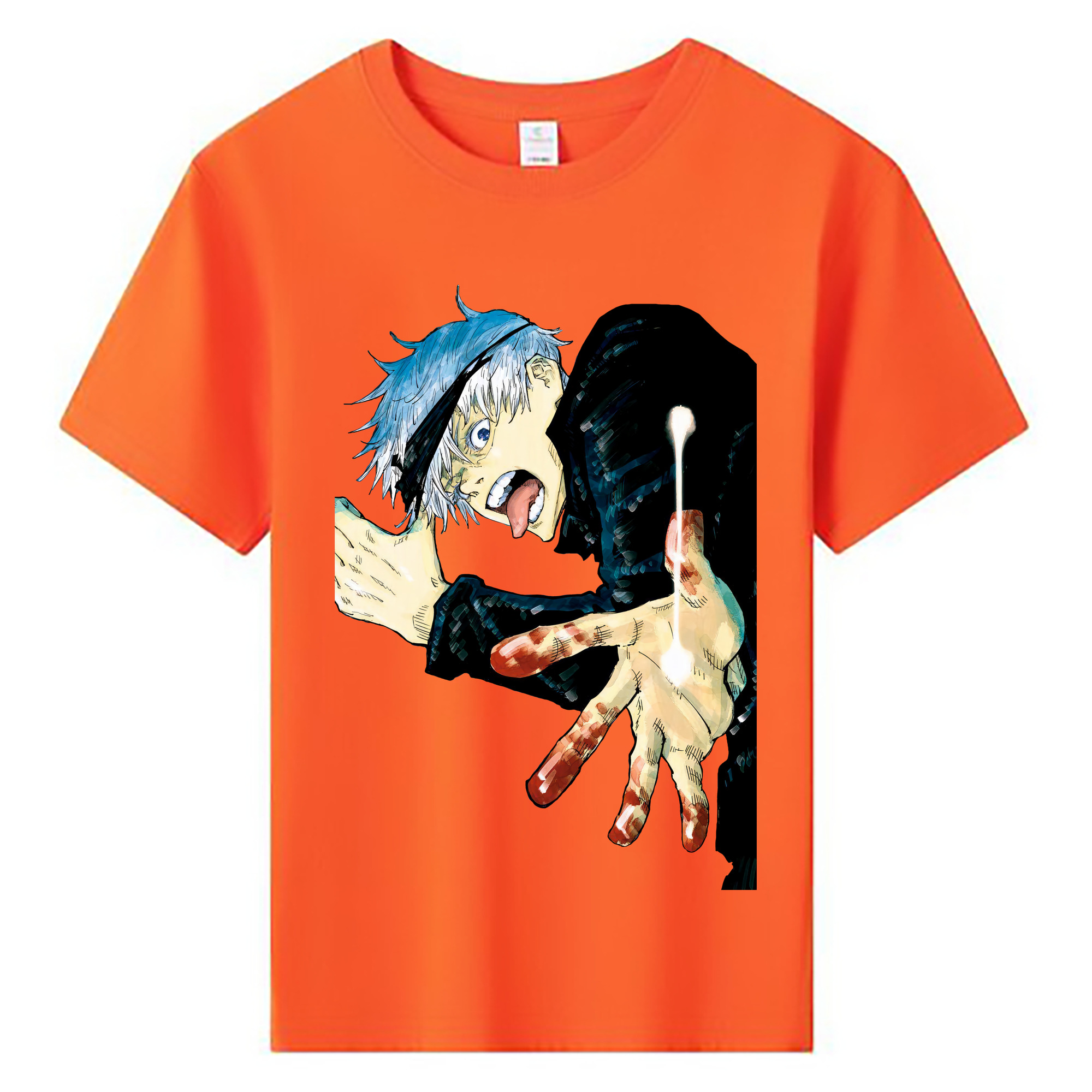 （画像用） 呪術廻戦 Jujutsu Kaisen 綿100％キッズTシャツ（フロントプリント）