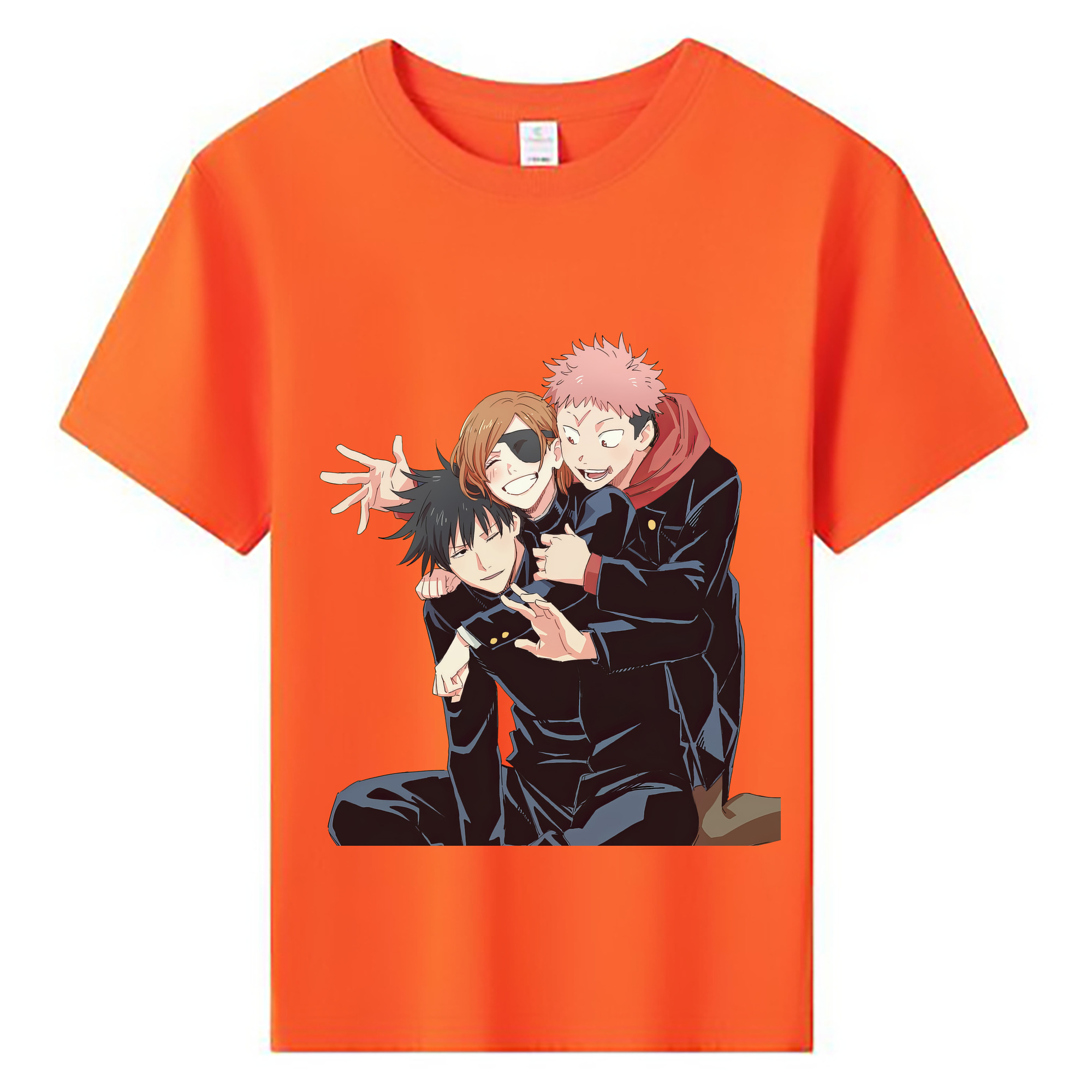 （画像用） 呪術廻戦 Jujutsu Kaisen 綿100％キッズTシャツ（フロントプリント）