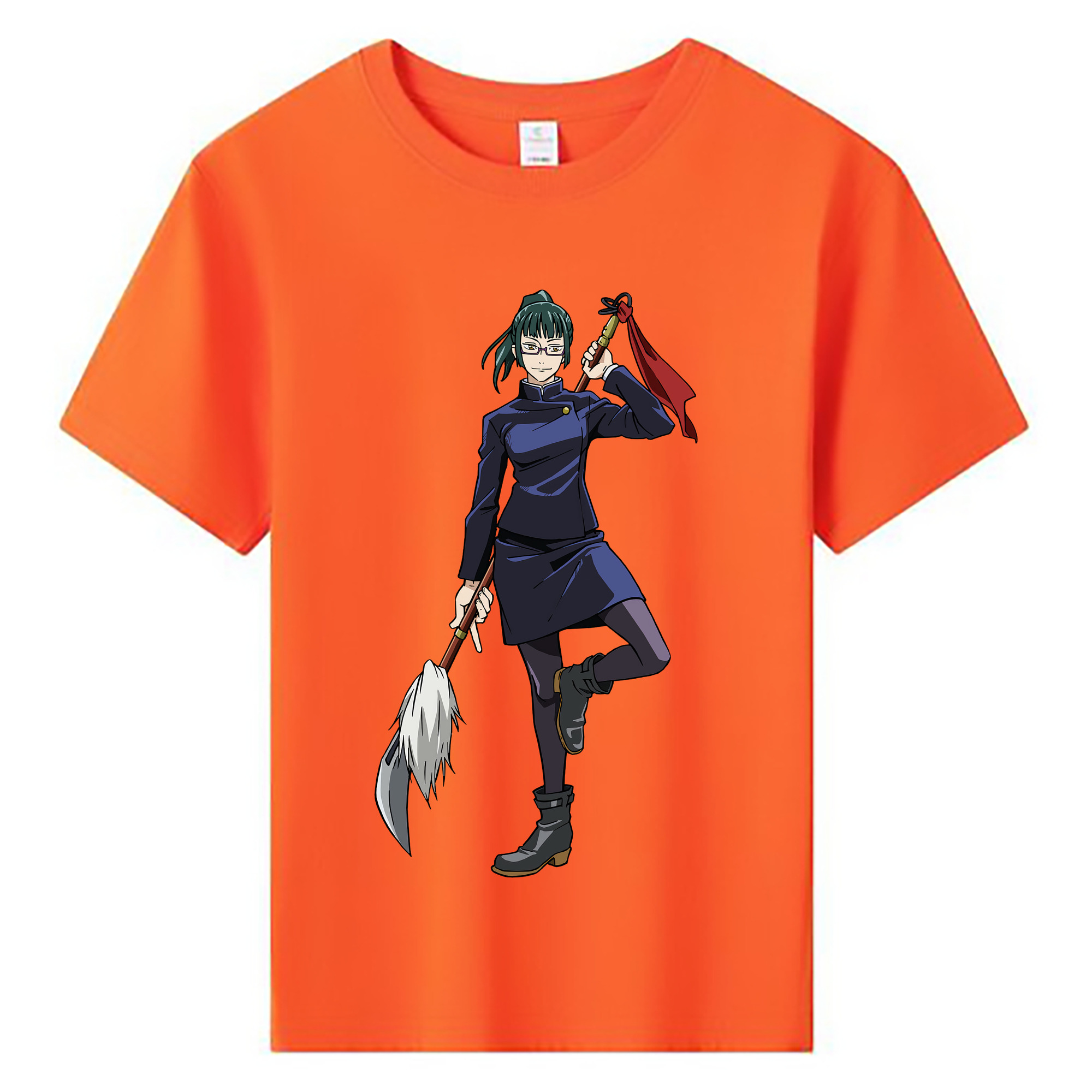 （画像用） 呪術廻戦 Jujutsu Kaisen 綿100％キッズTシャツ（フロントプリント）