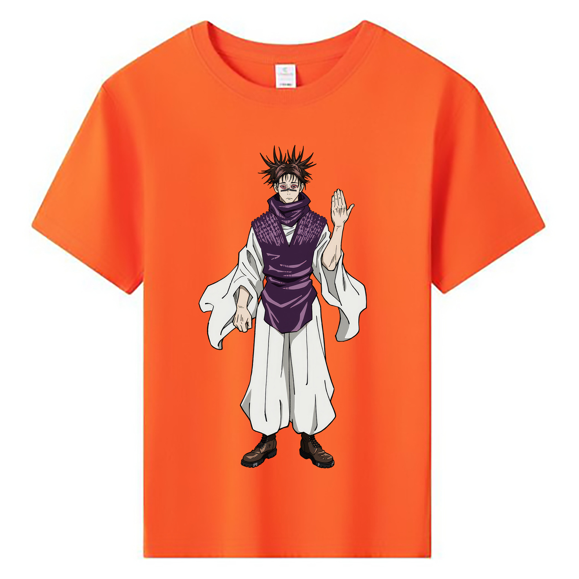 （画像用） 呪術廻戦 Jujutsu Kaisen 綿100％キッズTシャツ（フロントプリント）