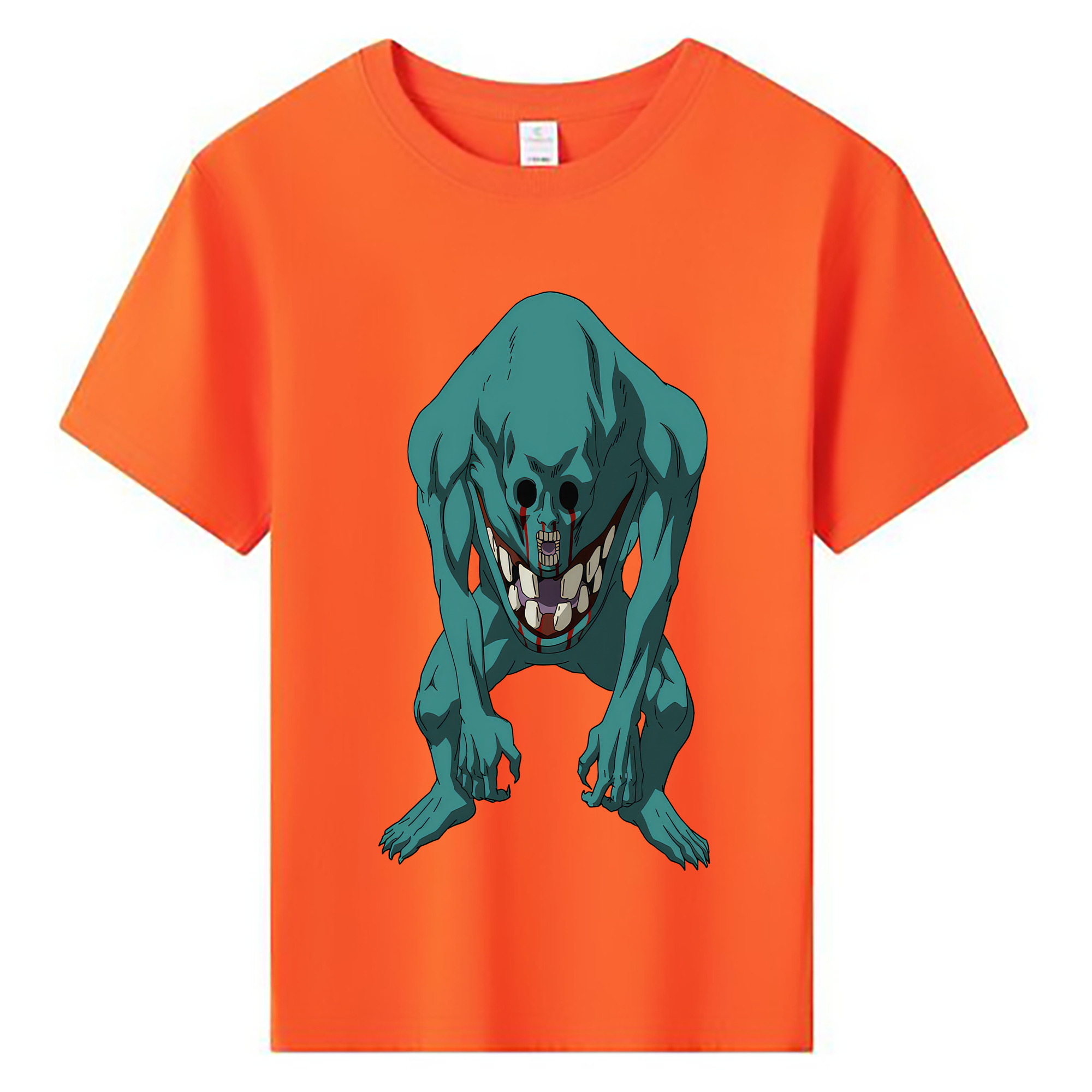 （画像用） 呪術廻戦 Jujutsu Kaisen 綿100％キッズTシャツ（フロントプリント）