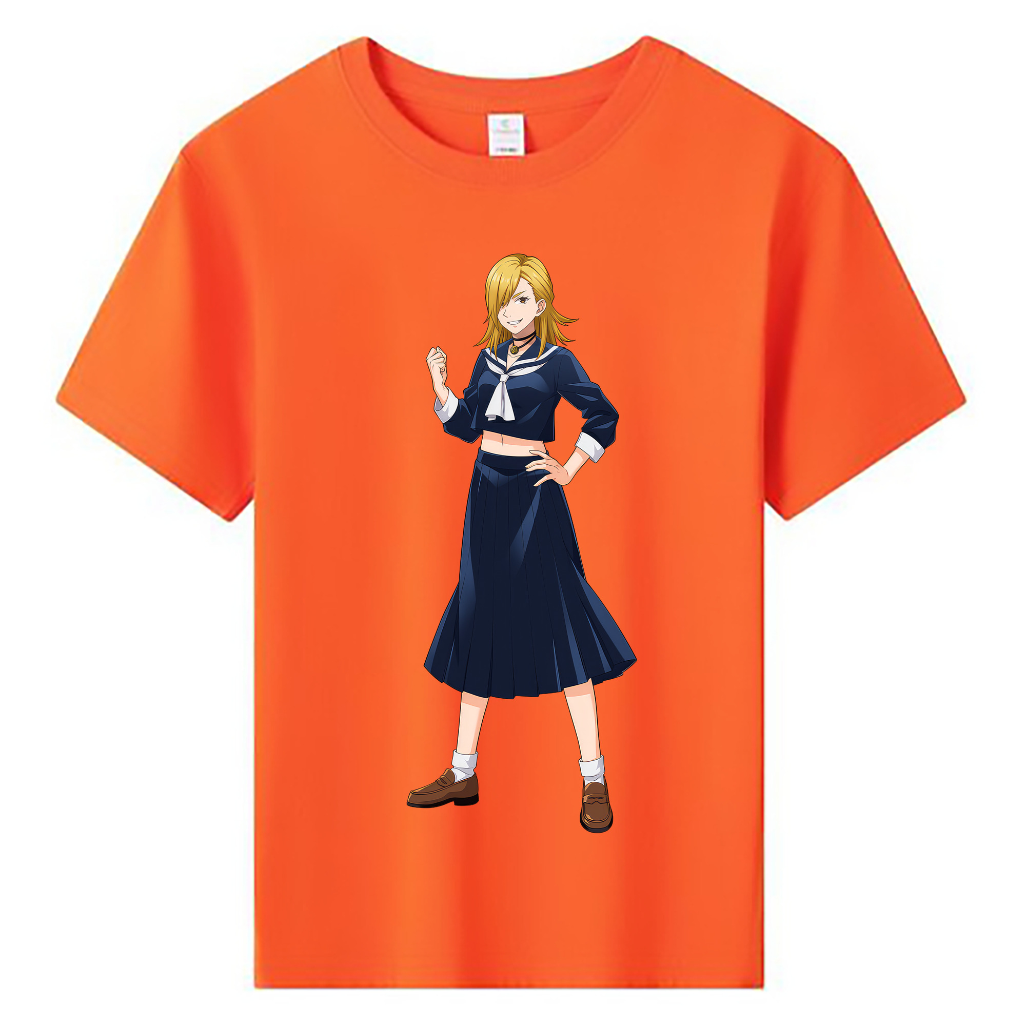 （画像用） 呪術廻戦 Jujutsu Kaisen 綿100％キッズTシャツ（フロントプリント）