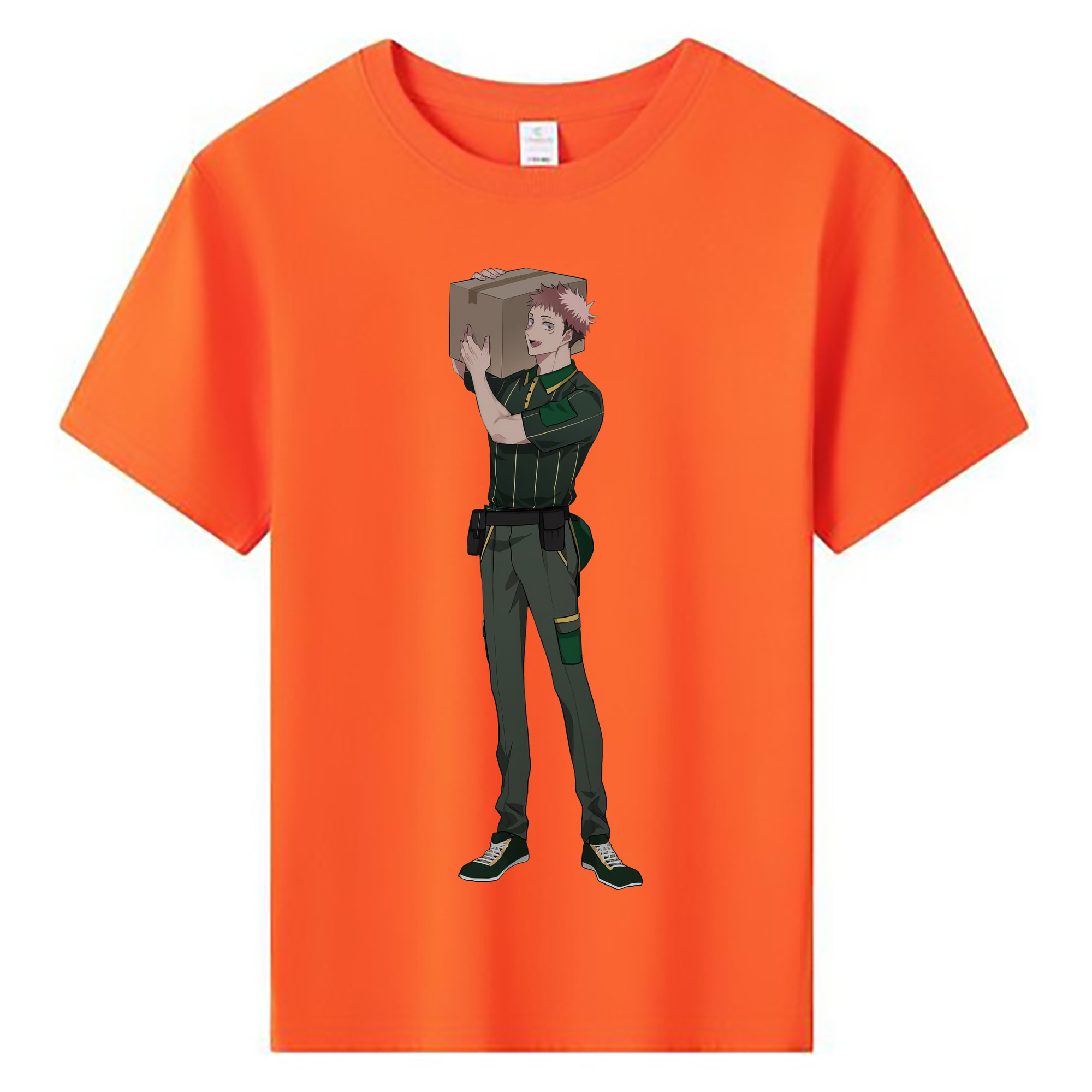 （画像用） 呪術廻戦 Jujutsu Kaisen 綿100％キッズTシャツ（フロントプリント）