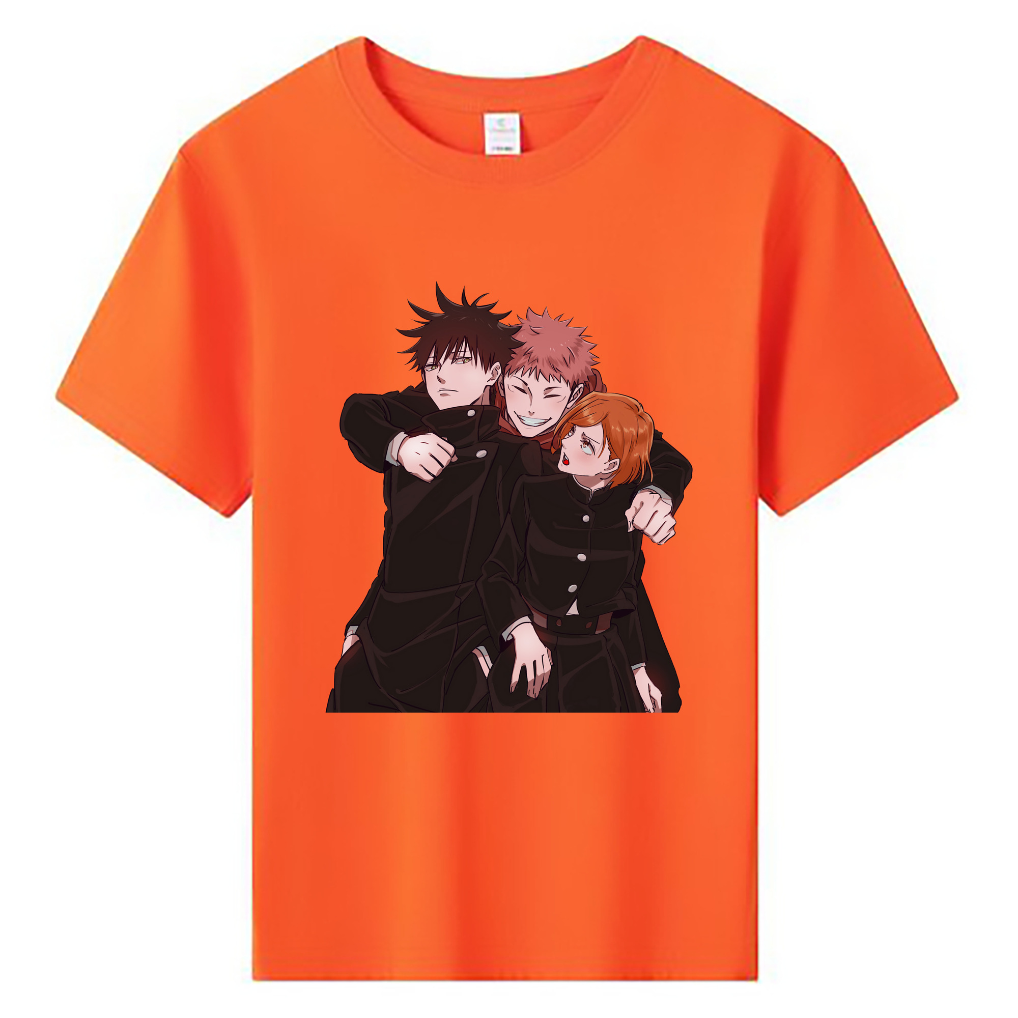 （画像用） 呪術廻戦 Jujutsu Kaisen 綿100％キッズTシャツ（フロントプリント）
