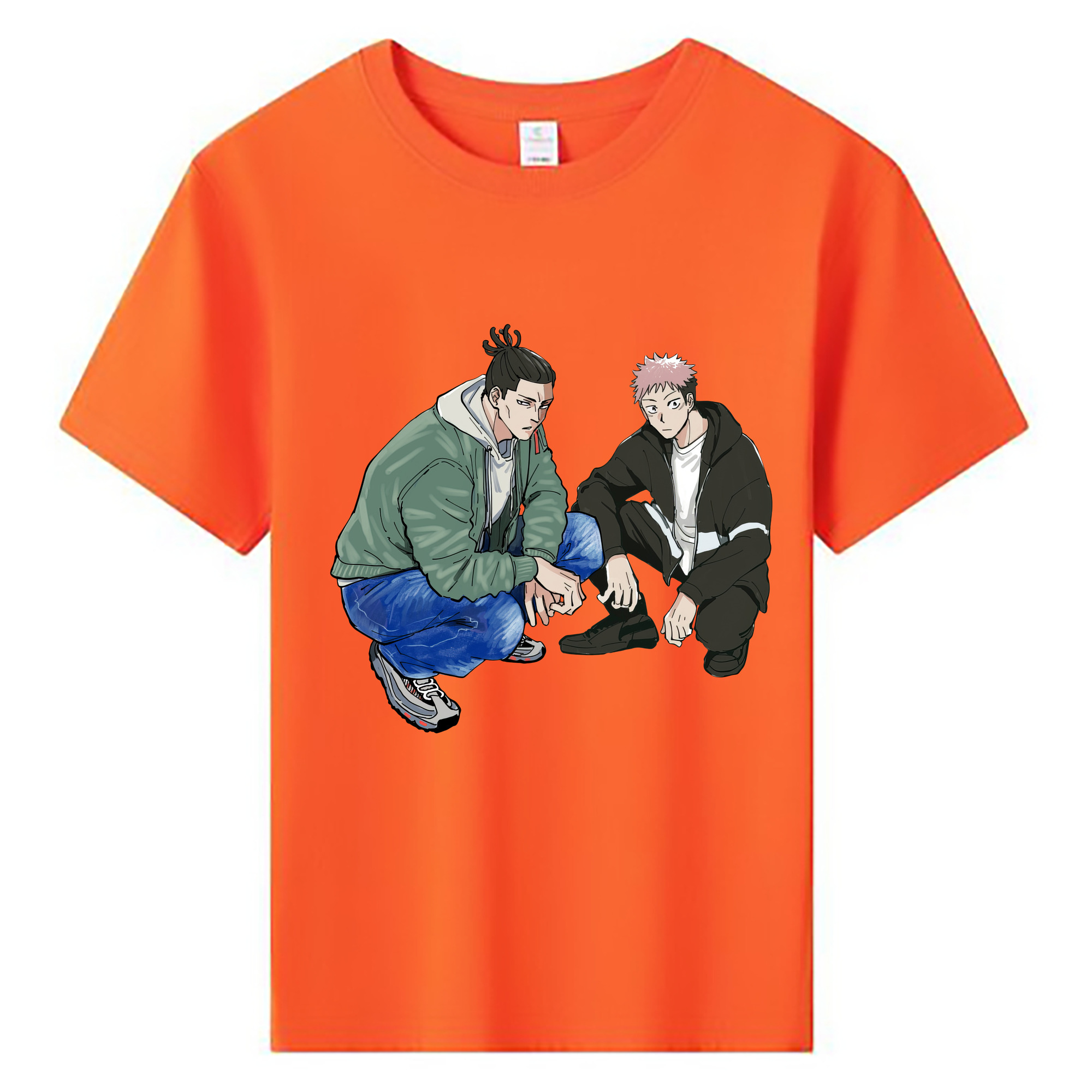 （画像用） 呪術廻戦 Jujutsu Kaisen 綿100％キッズTシャツ（フロントプリント）