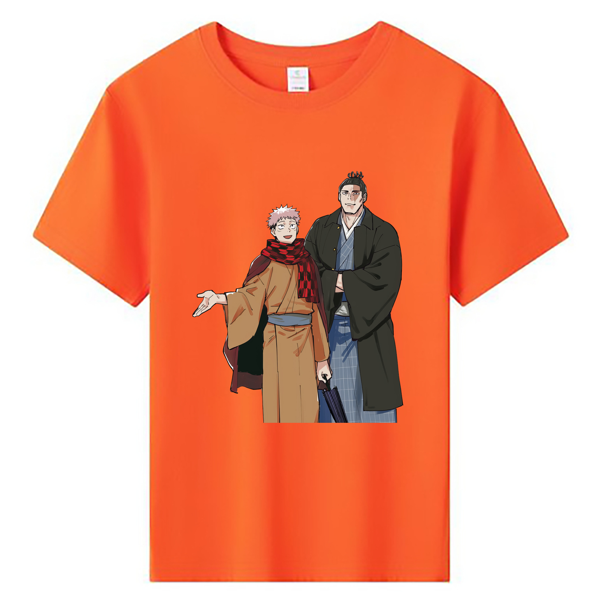 （画像用） 呪術廻戦 Jujutsu Kaisen 綿100％キッズTシャツ（フロントプリント）