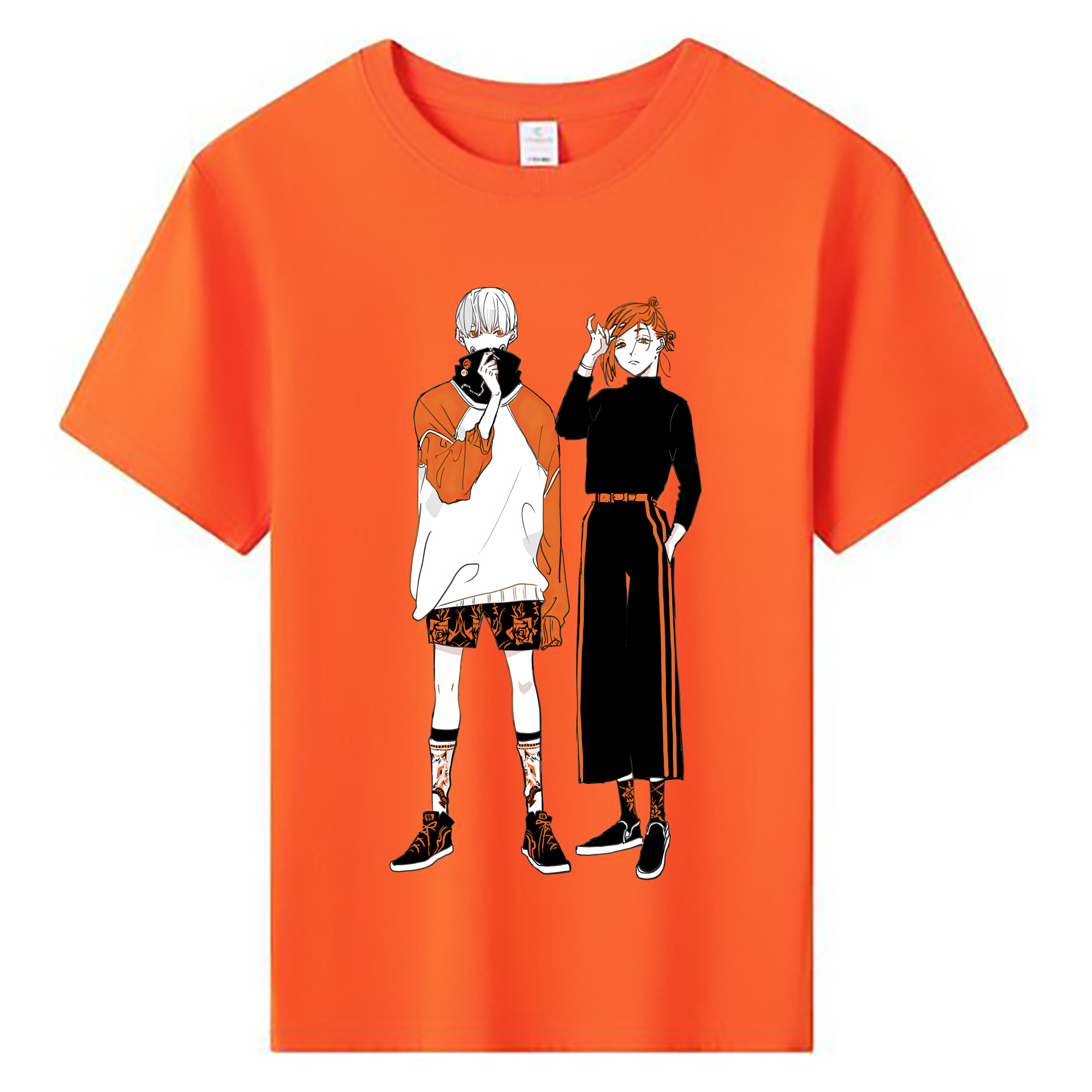 （画像用） 呪術廻戦 Jujutsu Kaisen 綿100％キッズTシャツ（フロントプリント）