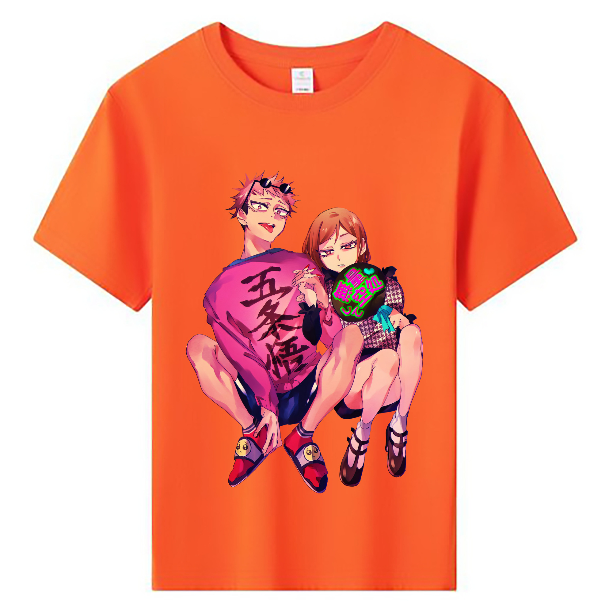 （画像用） 呪術廻戦 Jujutsu Kaisen 綿100％キッズTシャツ（フロントプリント）