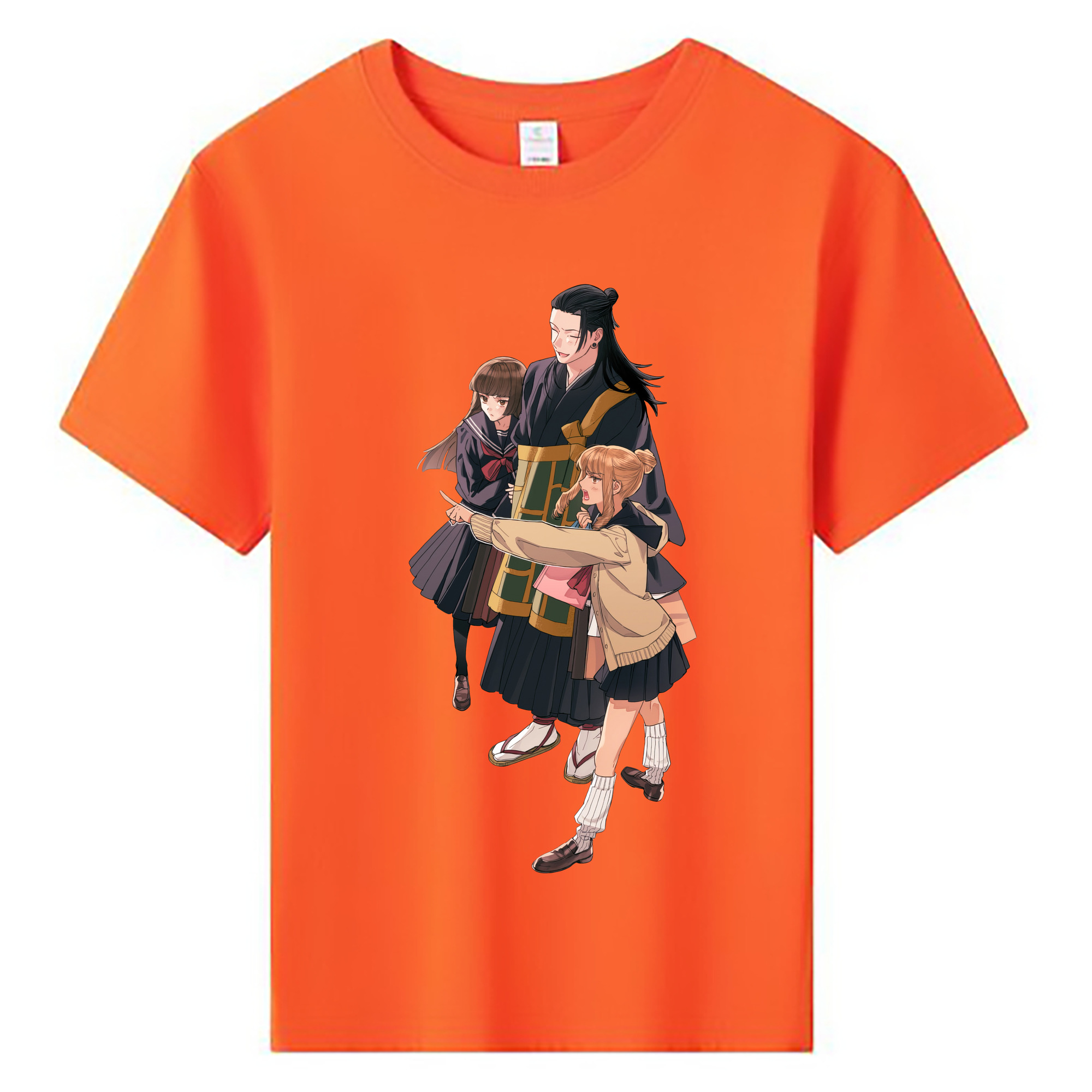 （画像用） 呪術廻戦 Jujutsu Kaisen 綿100％キッズTシャツ（フロントプリント）