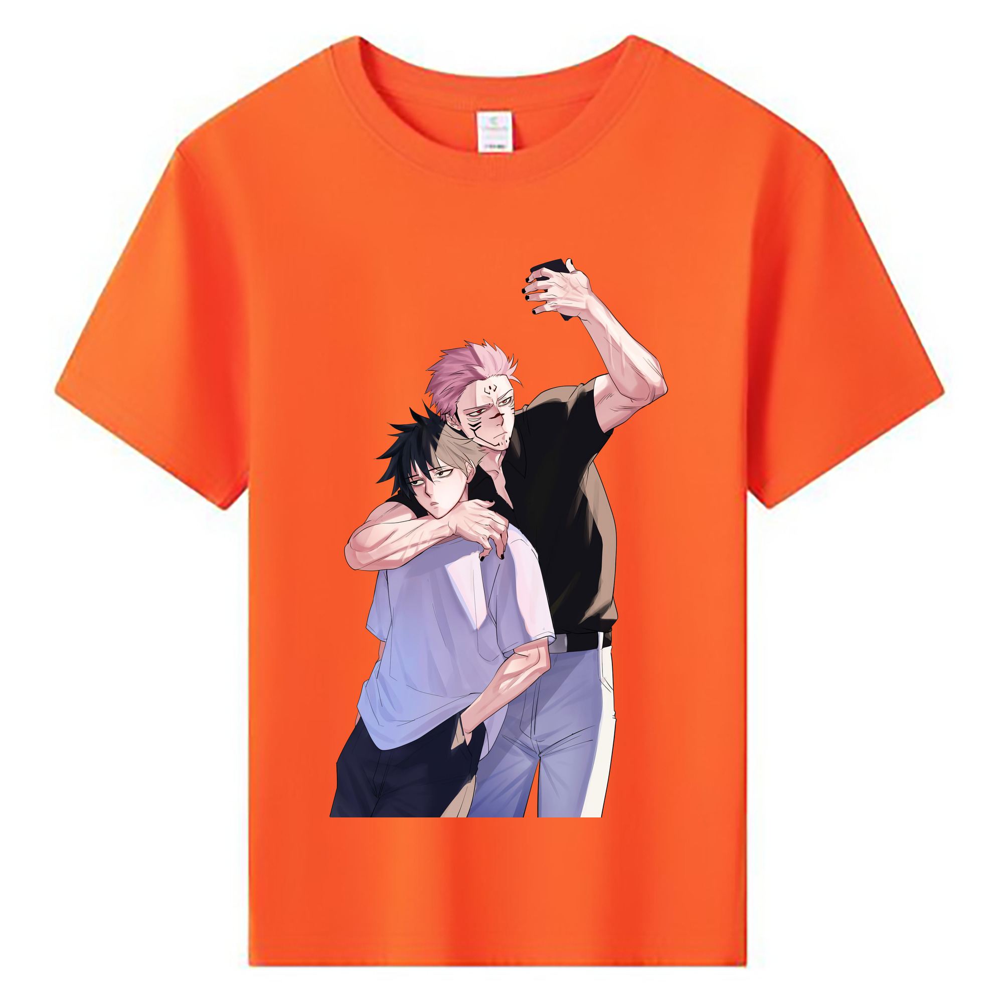 （画像用） 呪術廻戦 Jujutsu Kaisen 綿100％キッズTシャツ（フロントプリント）