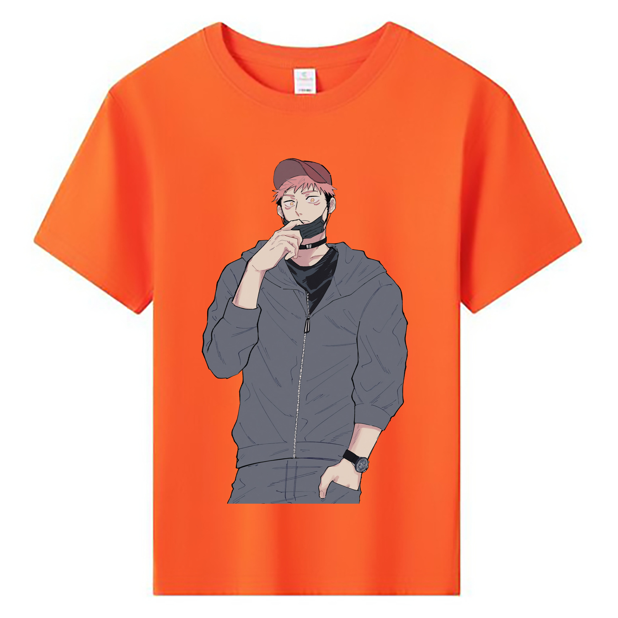 （画像用） 呪術廻戦 Jujutsu Kaisen 綿100％キッズTシャツ（フロントプリント）