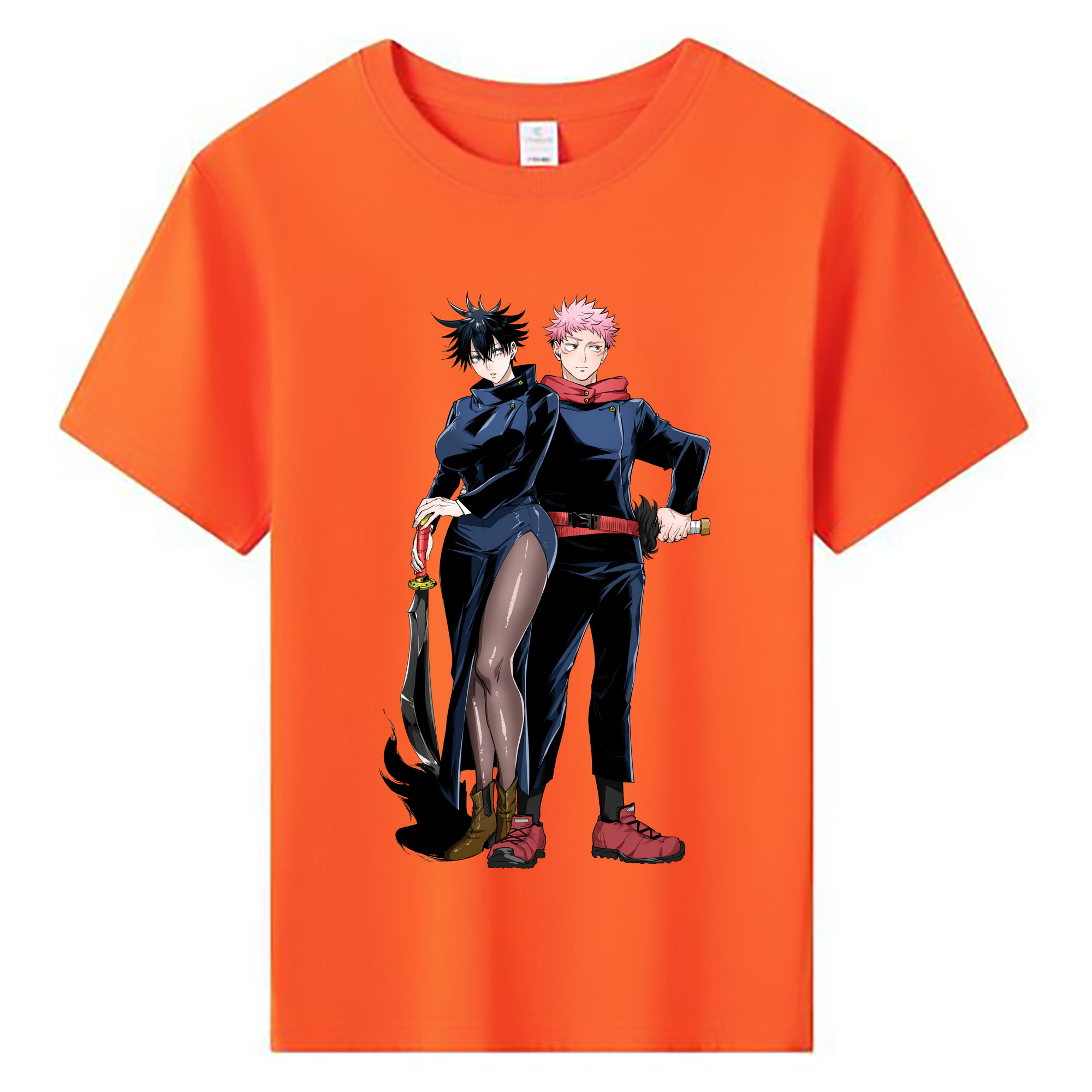 （画像用） 呪術廻戦 Jujutsu Kaisen 綿100％キッズTシャツ（フロントプリント）