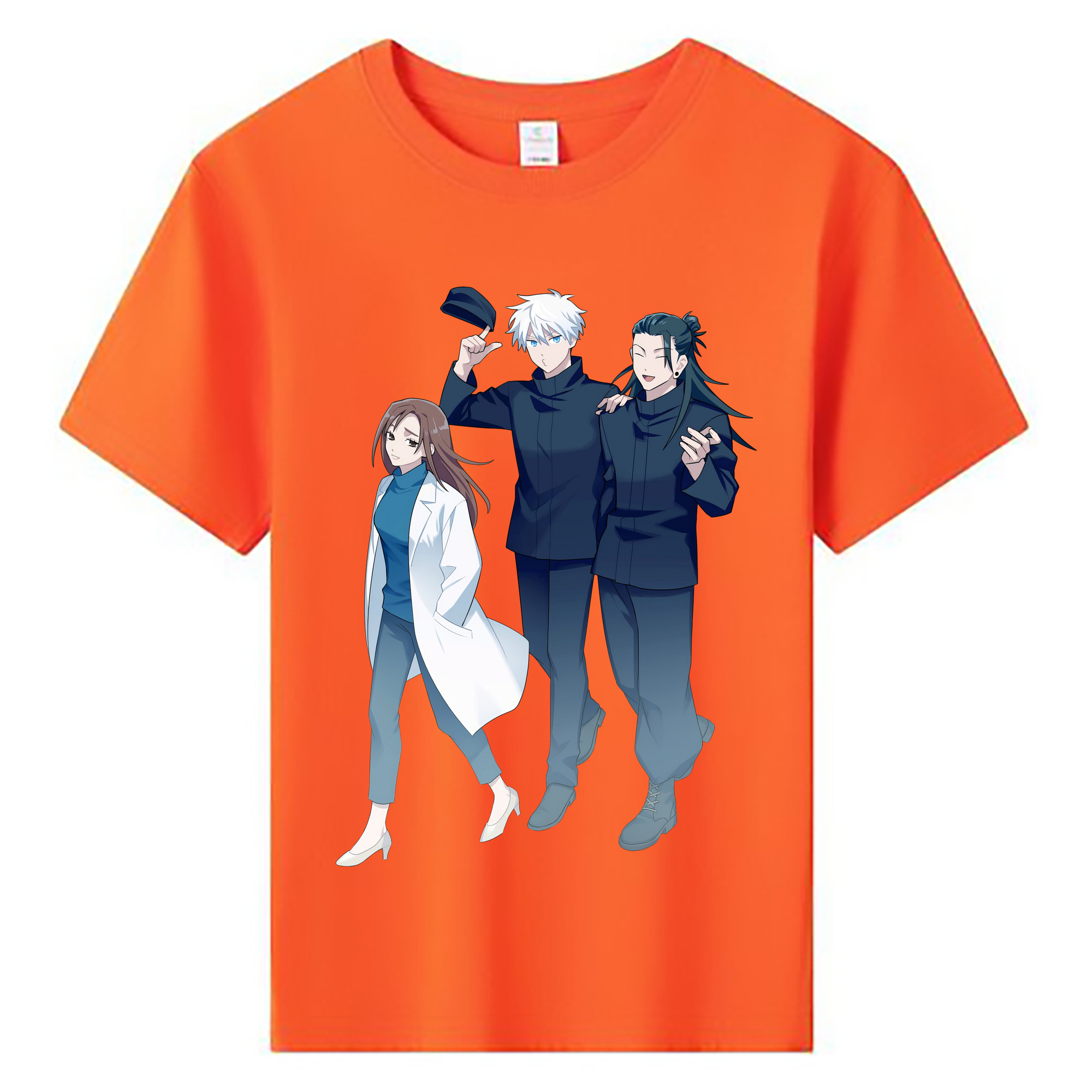（画像用） 呪術廻戦 Jujutsu Kaisen 綿100％キッズTシャツ（フロントプリント）