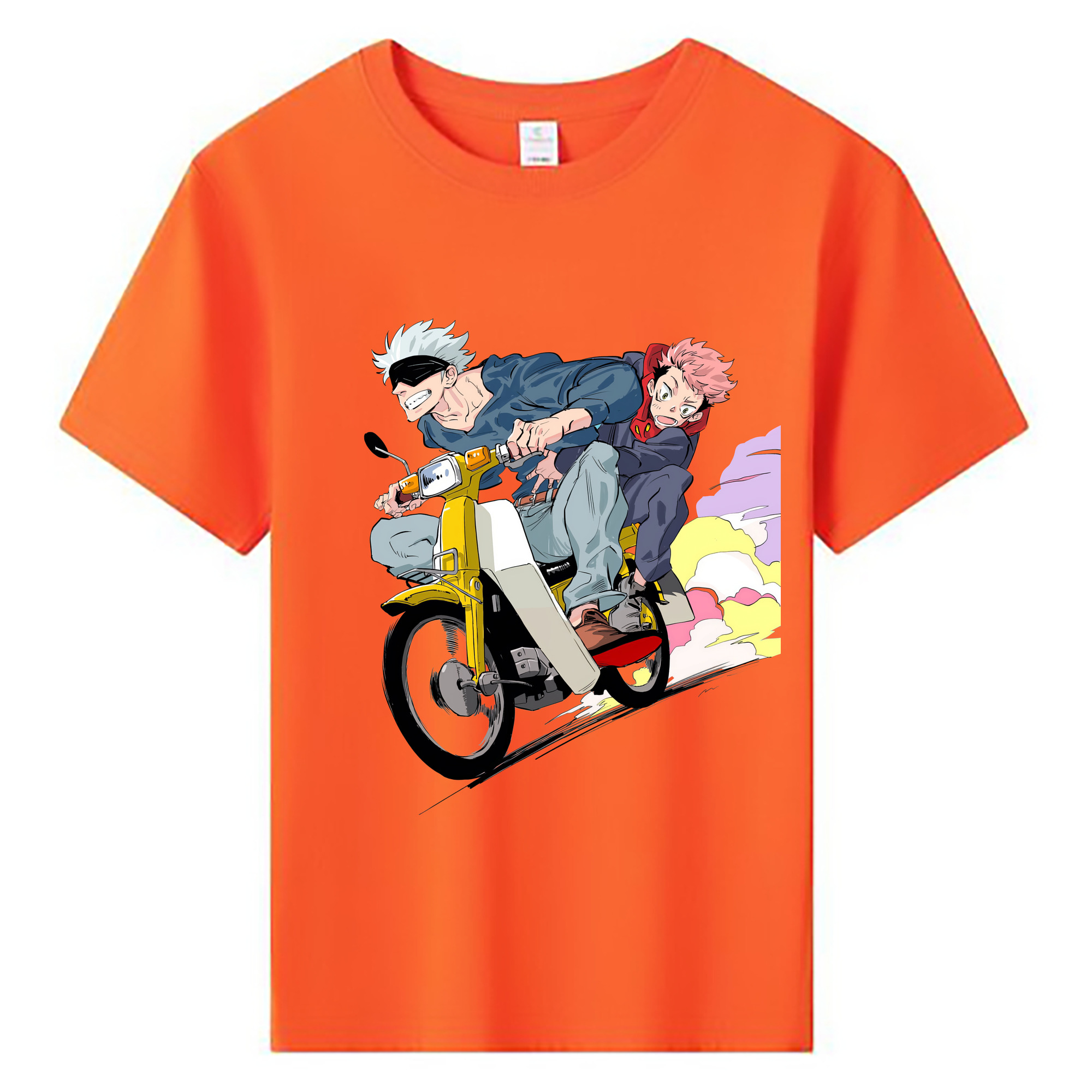 （画像用） 呪術廻戦 Jujutsu Kaisen 綿100％キッズTシャツ（フロントプリント）