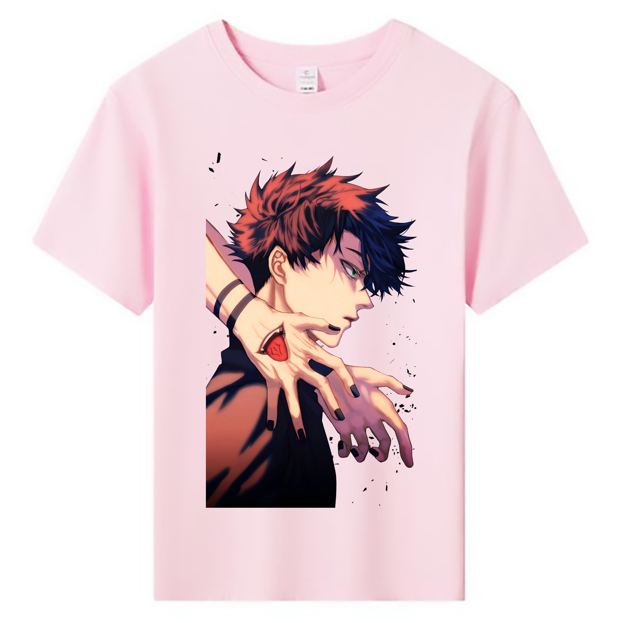 （画像用） 呪術廻戦 Jujutsu Kaisen 綿100％キッズTシャツ（フロントプリント）