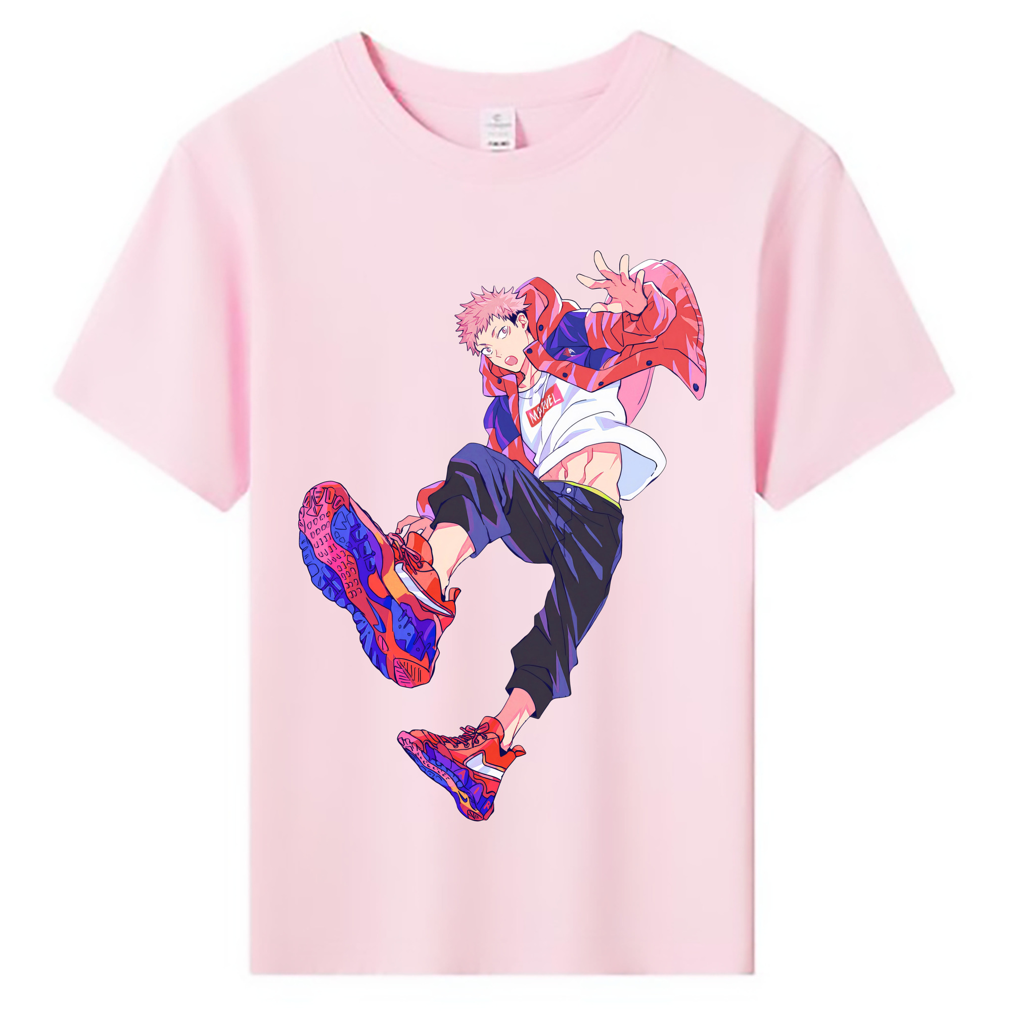 （画像用） 呪術廻戦 Jujutsu Kaisen 綿100％キッズTシャツ（フロントプリント）