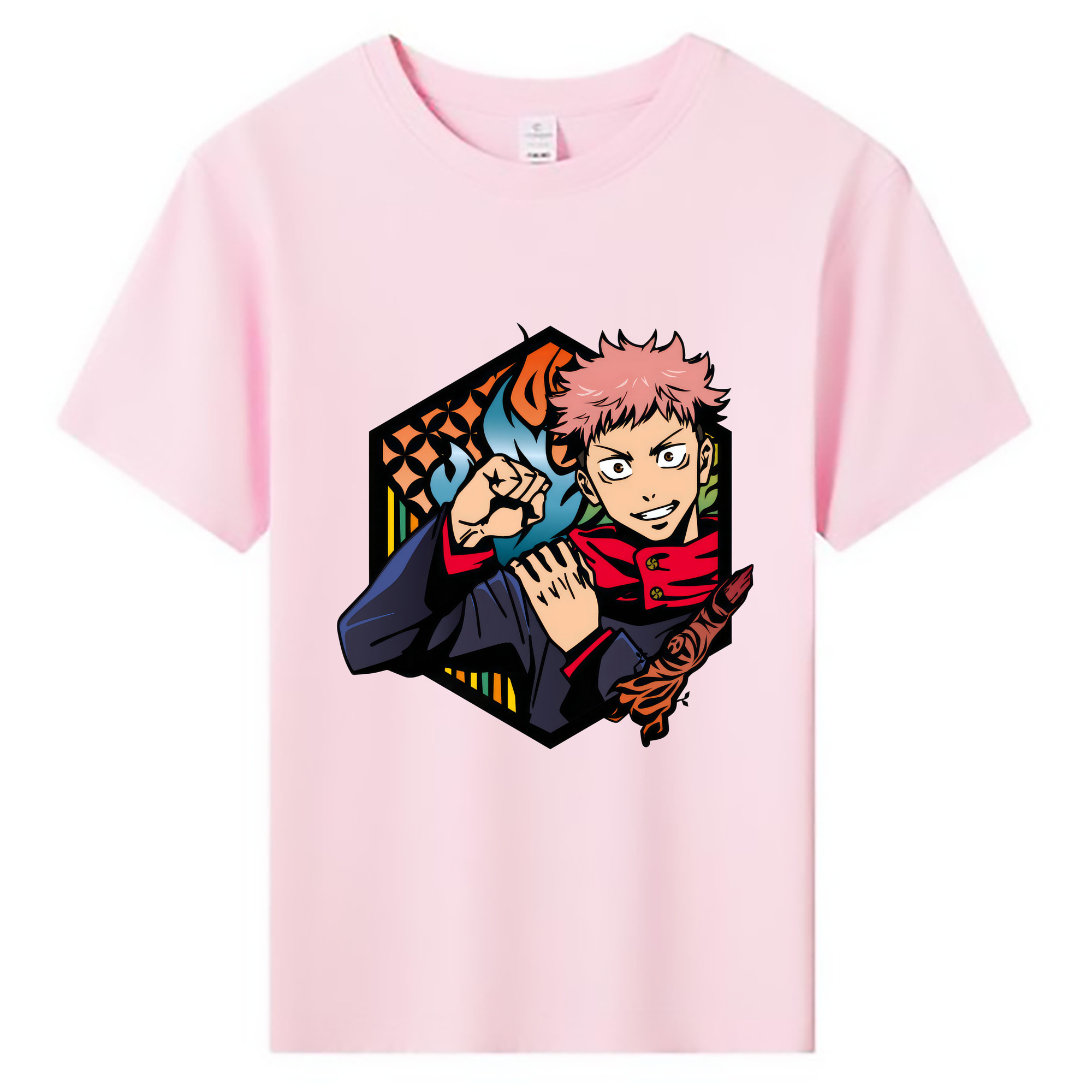 （画像用） 呪術廻戦 Jujutsu Kaisen 綿100％キッズTシャツ（フロントプリント）