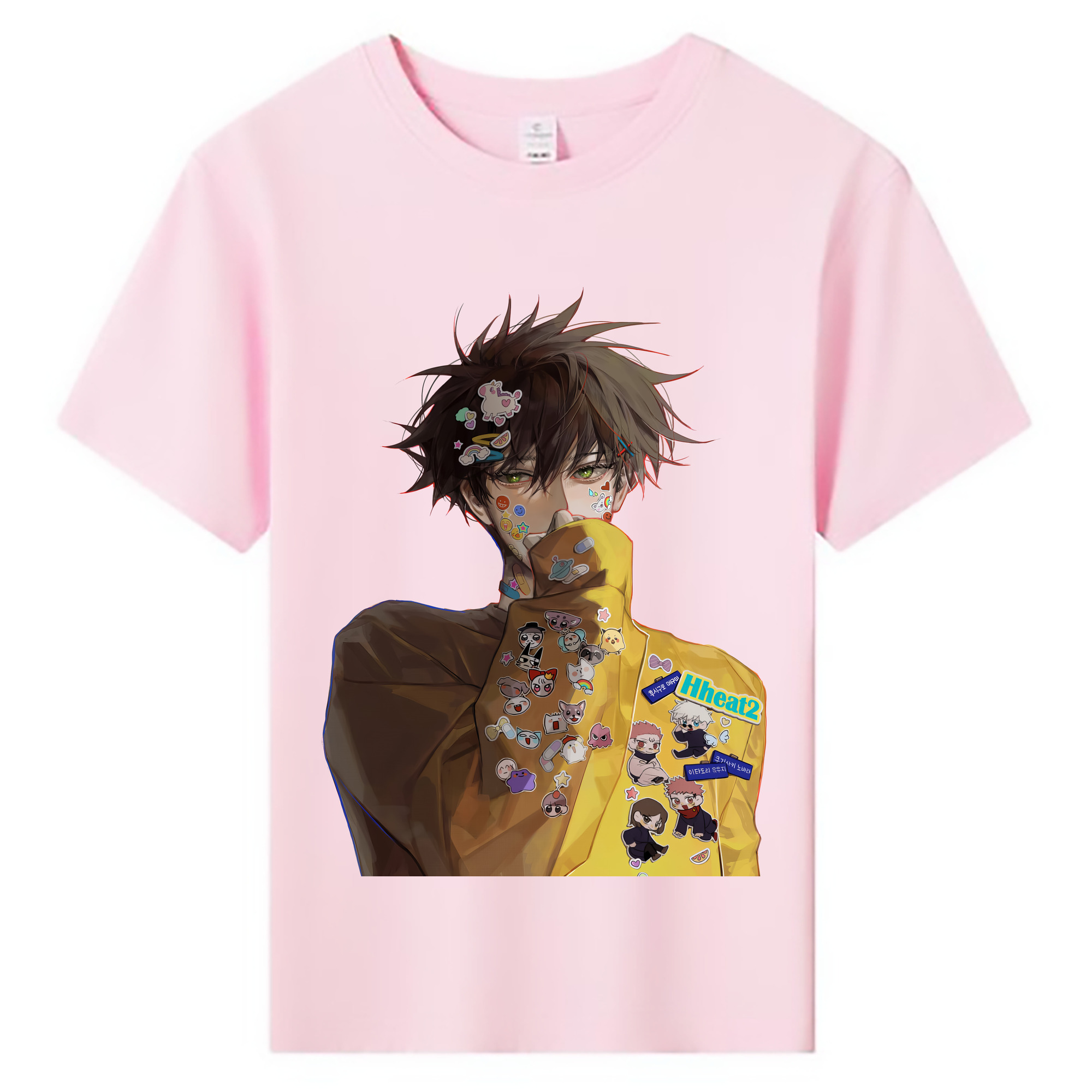 （画像用） 呪術廻戦 Jujutsu Kaisen 綿100％キッズTシャツ（フロントプリント）