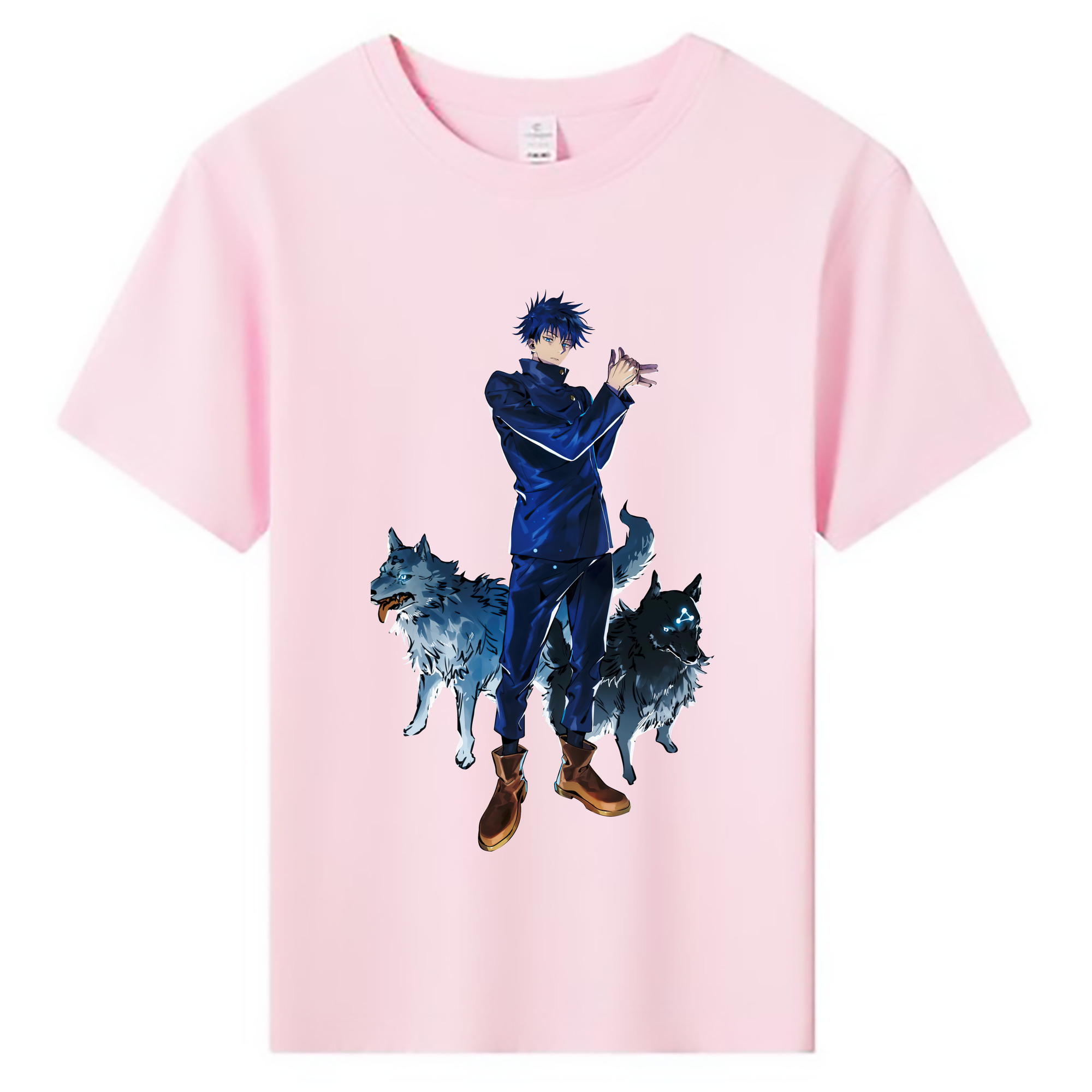 （画像用） 呪術廻戦 Jujutsu Kaisen 綿100％キッズTシャツ（フロントプリント）