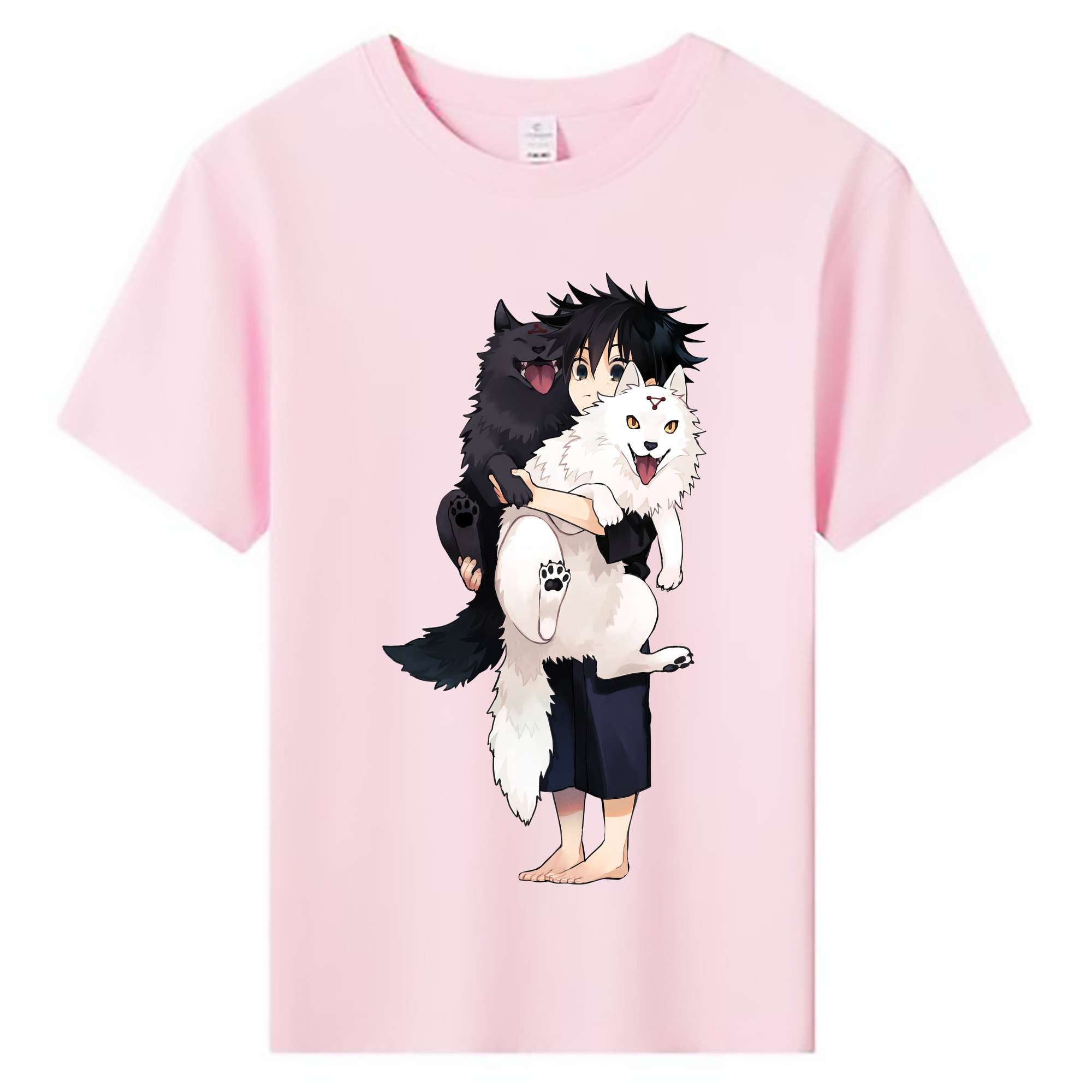 （画像用） 呪術廻戦 Jujutsu Kaisen 綿100％キッズTシャツ（フロントプリント）
