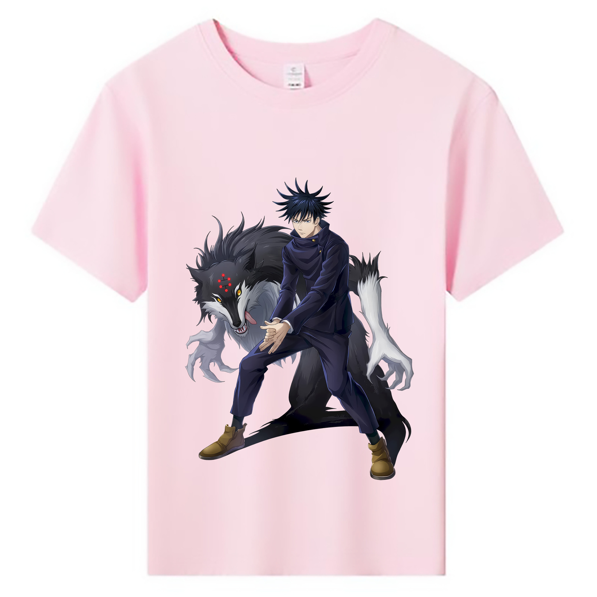 （画像用） 呪術廻戦 Jujutsu Kaisen 綿100％キッズTシャツ（フロントプリント）