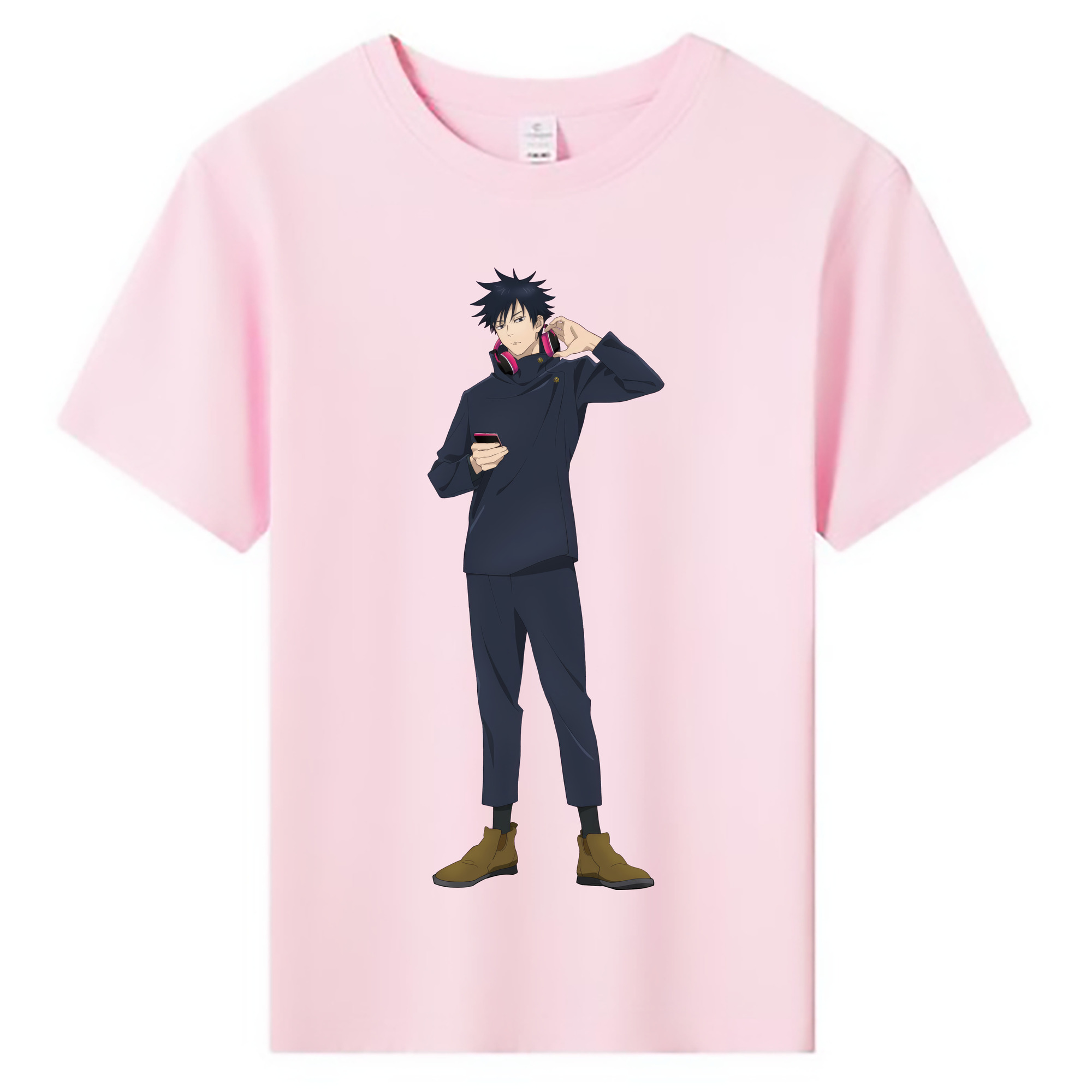 （画像用） 呪術廻戦 Jujutsu Kaisen 綿100％キッズTシャツ（フロントプリント）