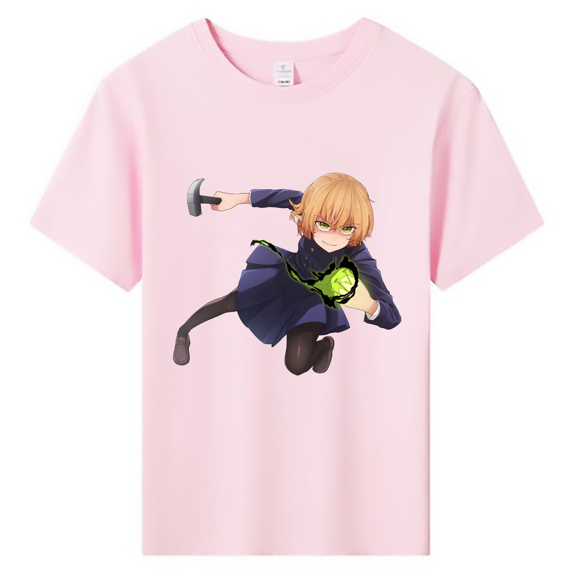 （画像用） 呪術廻戦 Jujutsu Kaisen 綿100％キッズTシャツ（フロントプリント）