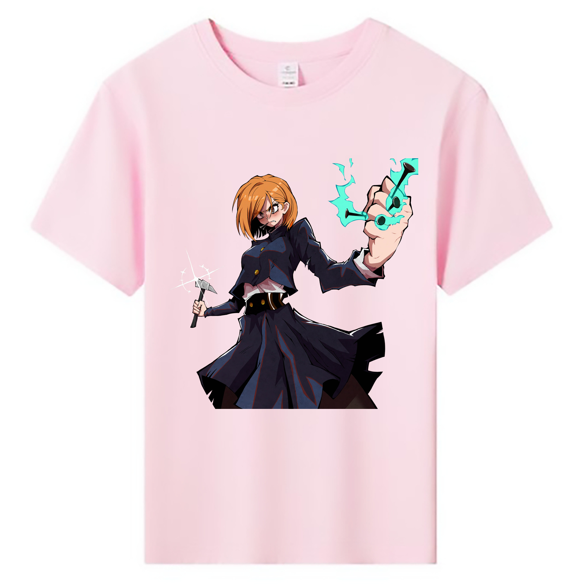 （画像用） 呪術廻戦 Jujutsu Kaisen 綿100％キッズTシャツ（フロントプリント）