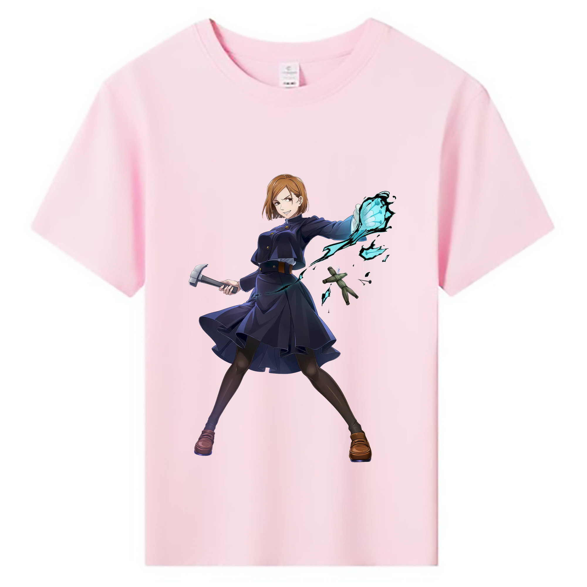 （画像用） 呪術廻戦 Jujutsu Kaisen 綿100％キッズTシャツ（フロントプリント）