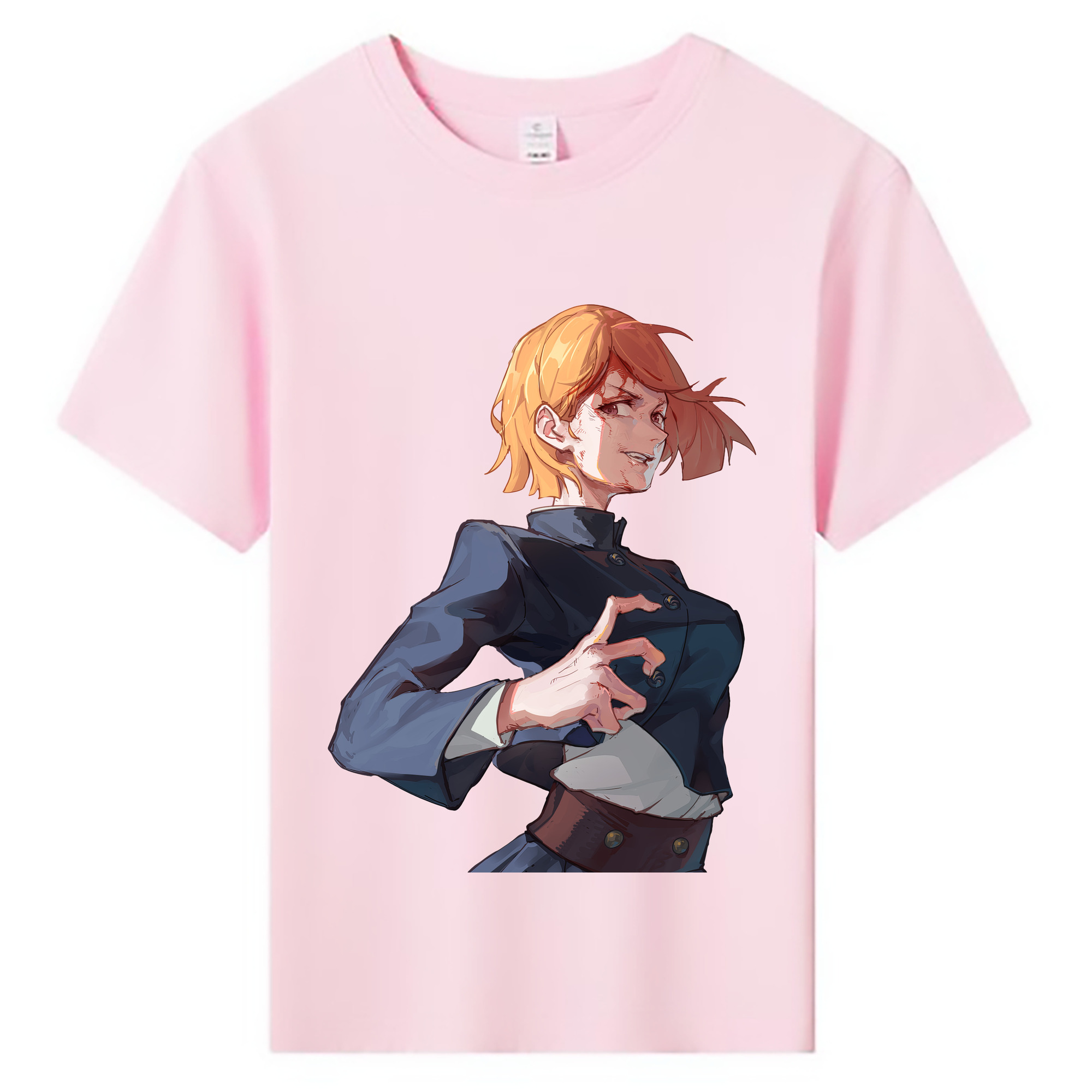 （画像用） 呪術廻戦 Jujutsu Kaisen 綿100％キッズTシャツ（フロントプリント）