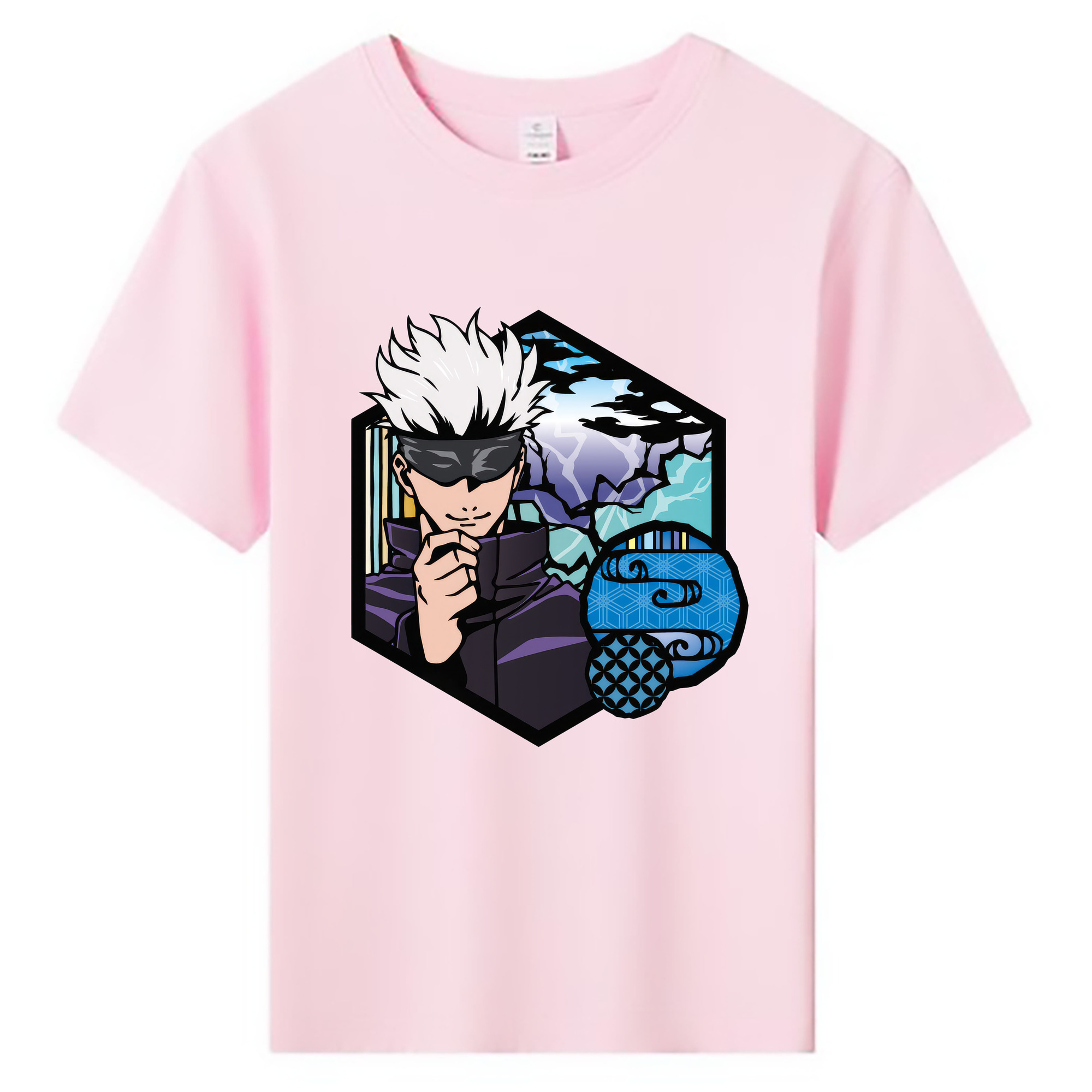 （画像用） 呪術廻戦 Jujutsu Kaisen 綿100％キッズTシャツ（フロントプリント）