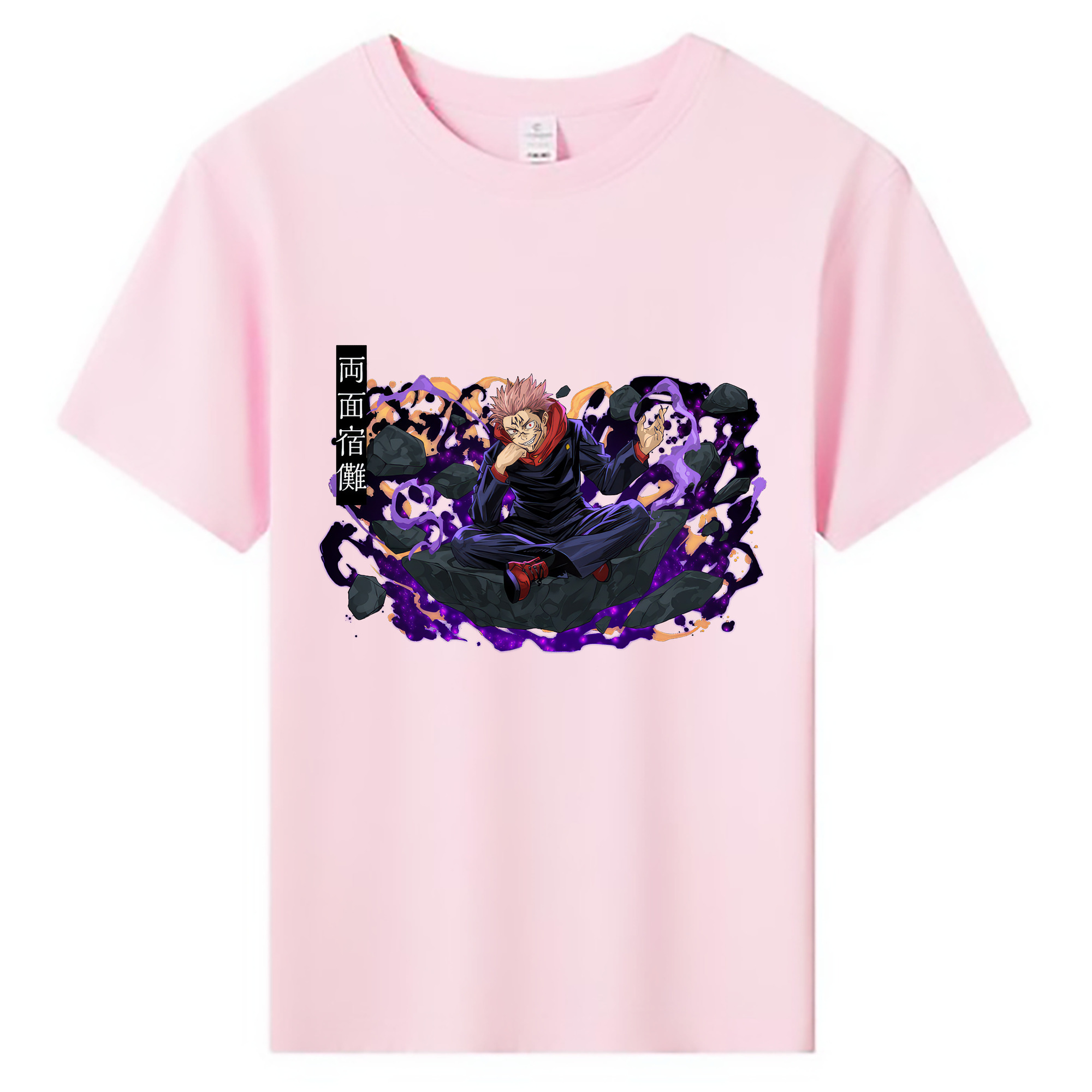 （画像用） 呪術廻戦 Jujutsu Kaisen 綿100％キッズTシャツ（フロントプリント）
