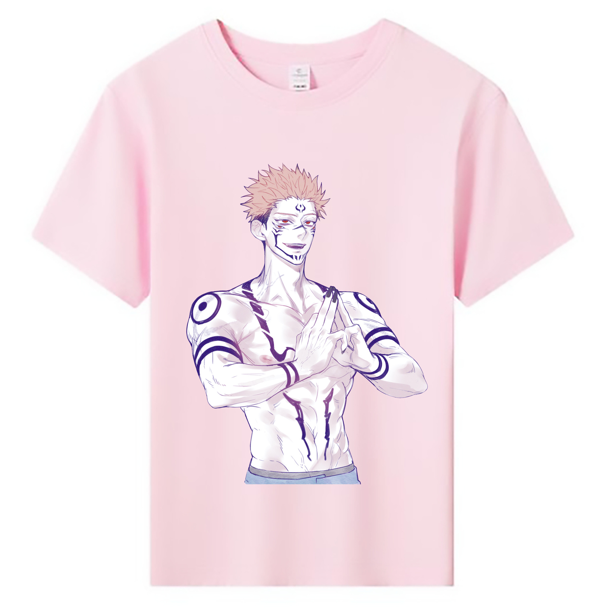 （画像用） 呪術廻戦 Jujutsu Kaisen 綿100％キッズTシャツ（フロントプリント）