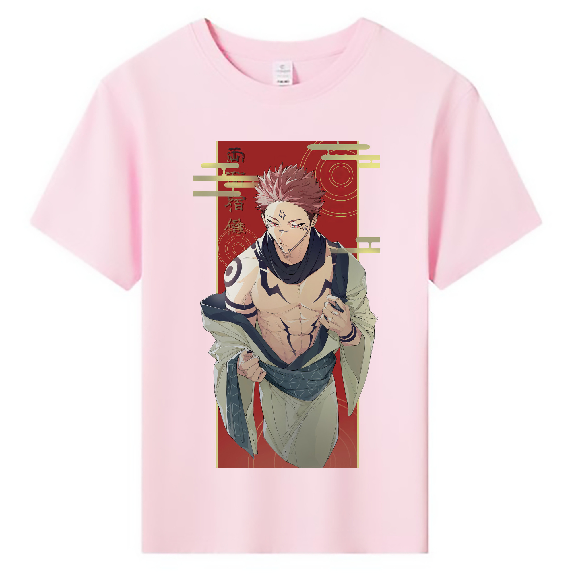 （画像用） 呪術廻戦 Jujutsu Kaisen 綿100％キッズTシャツ（フロントプリント）