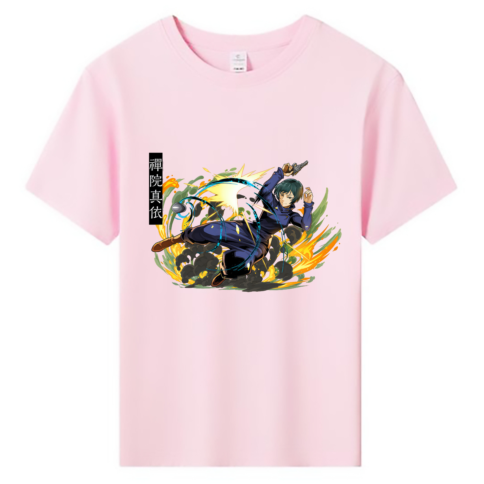 （画像用） 呪術廻戦 Jujutsu Kaisen 綿100％キッズTシャツ（フロントプリント）