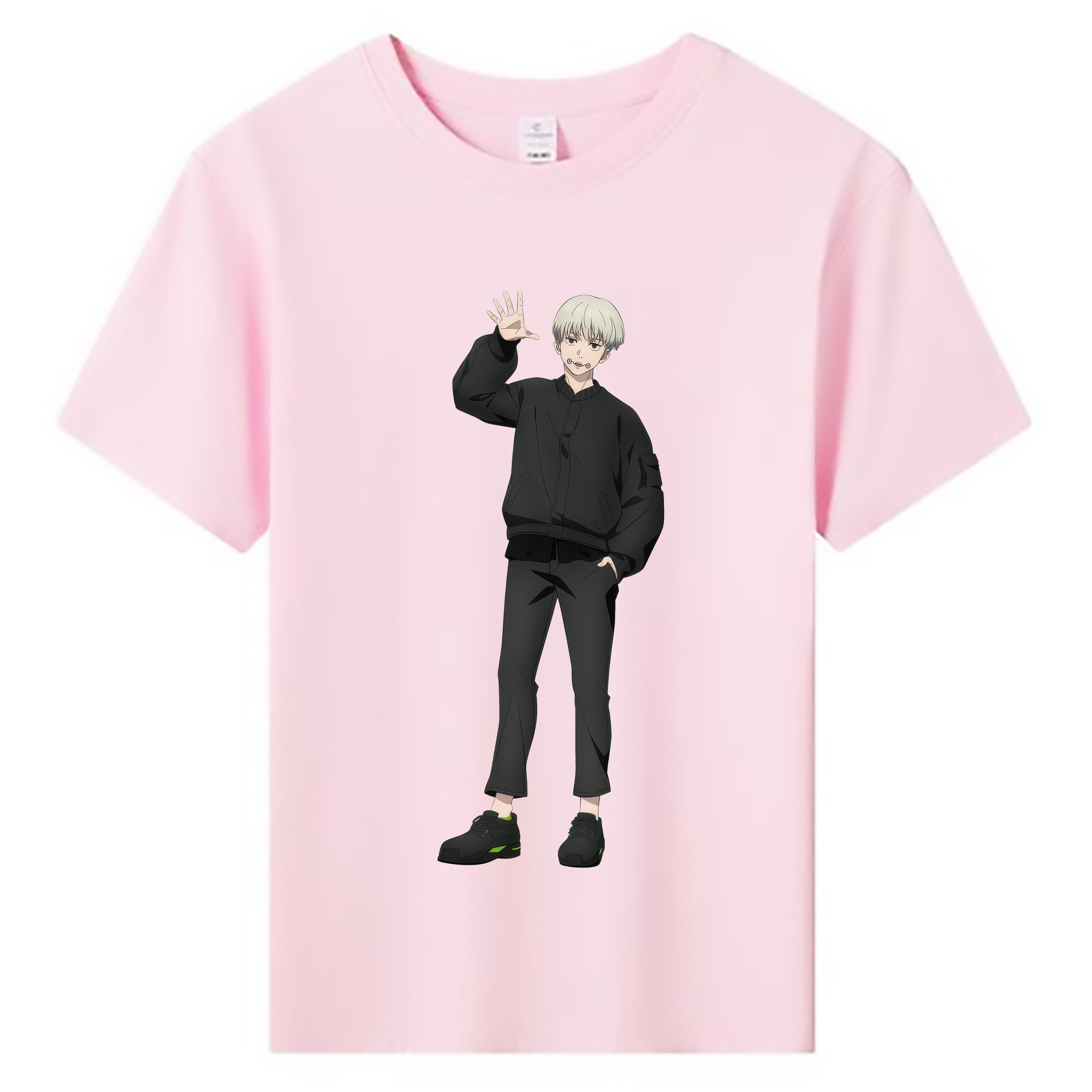 （画像用） 呪術廻戦 Jujutsu Kaisen 綿100％キッズTシャツ（フロントプリント）