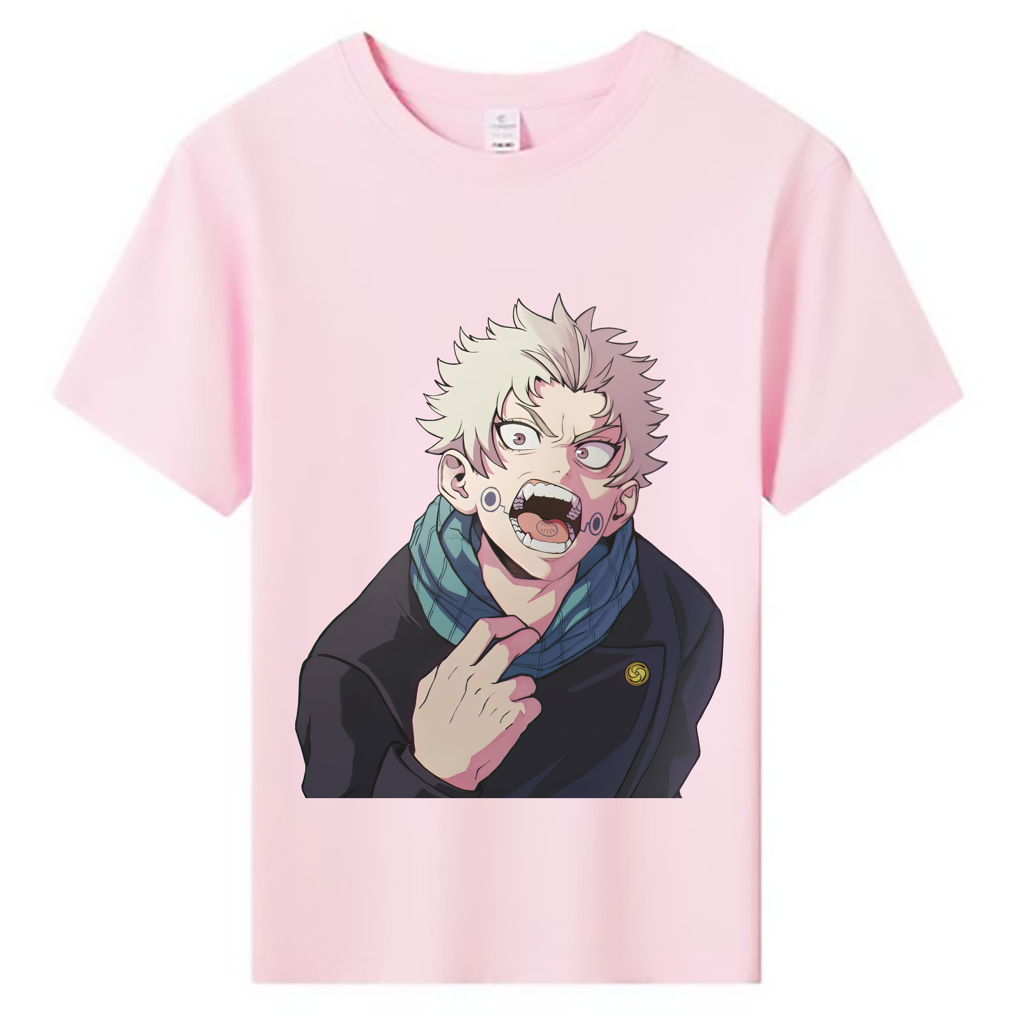 （画像用） 呪術廻戦 Jujutsu Kaisen 綿100％キッズTシャツ（フロントプリント）
