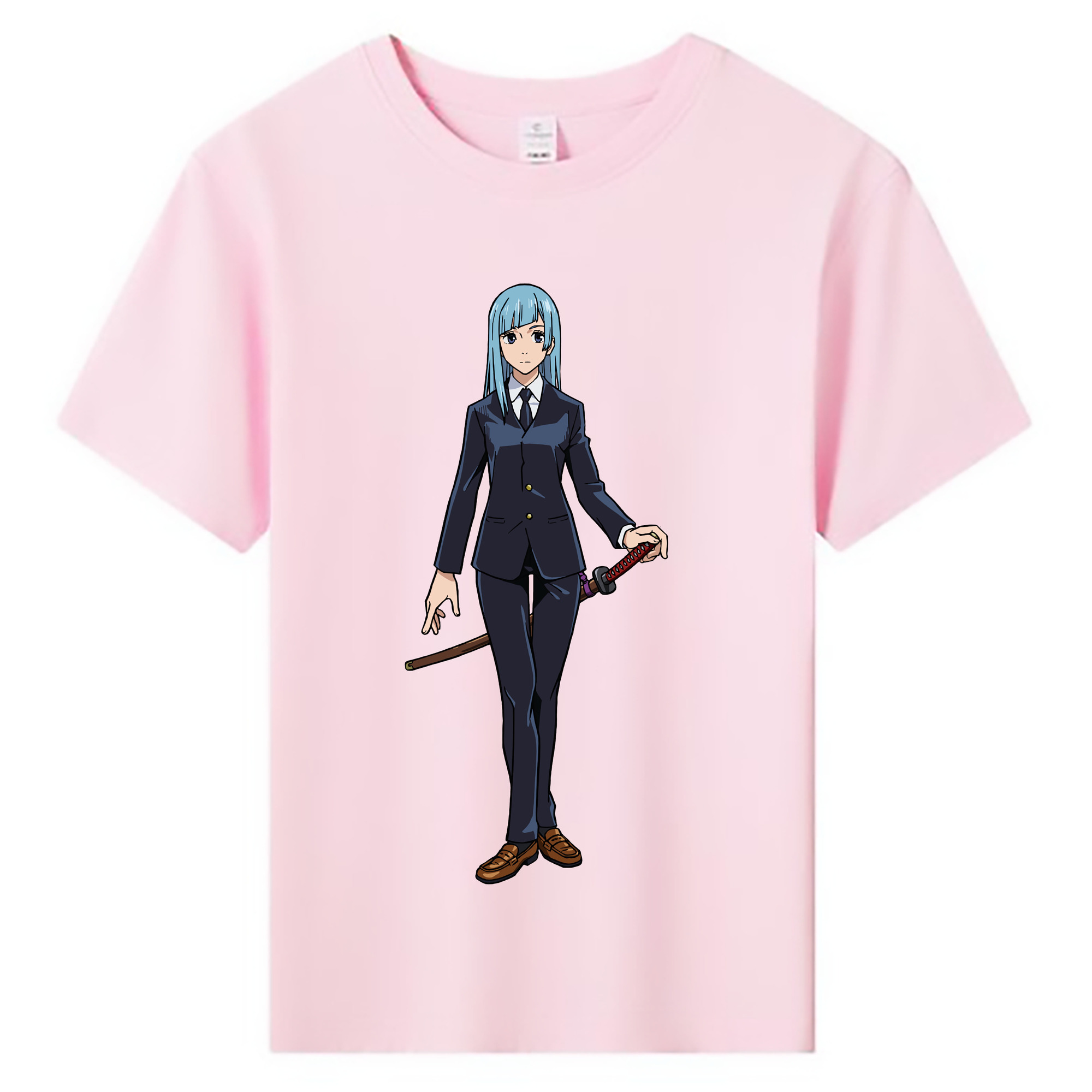 （画像用） 呪術廻戦 Jujutsu Kaisen 綿100％キッズTシャツ（フロントプリント）