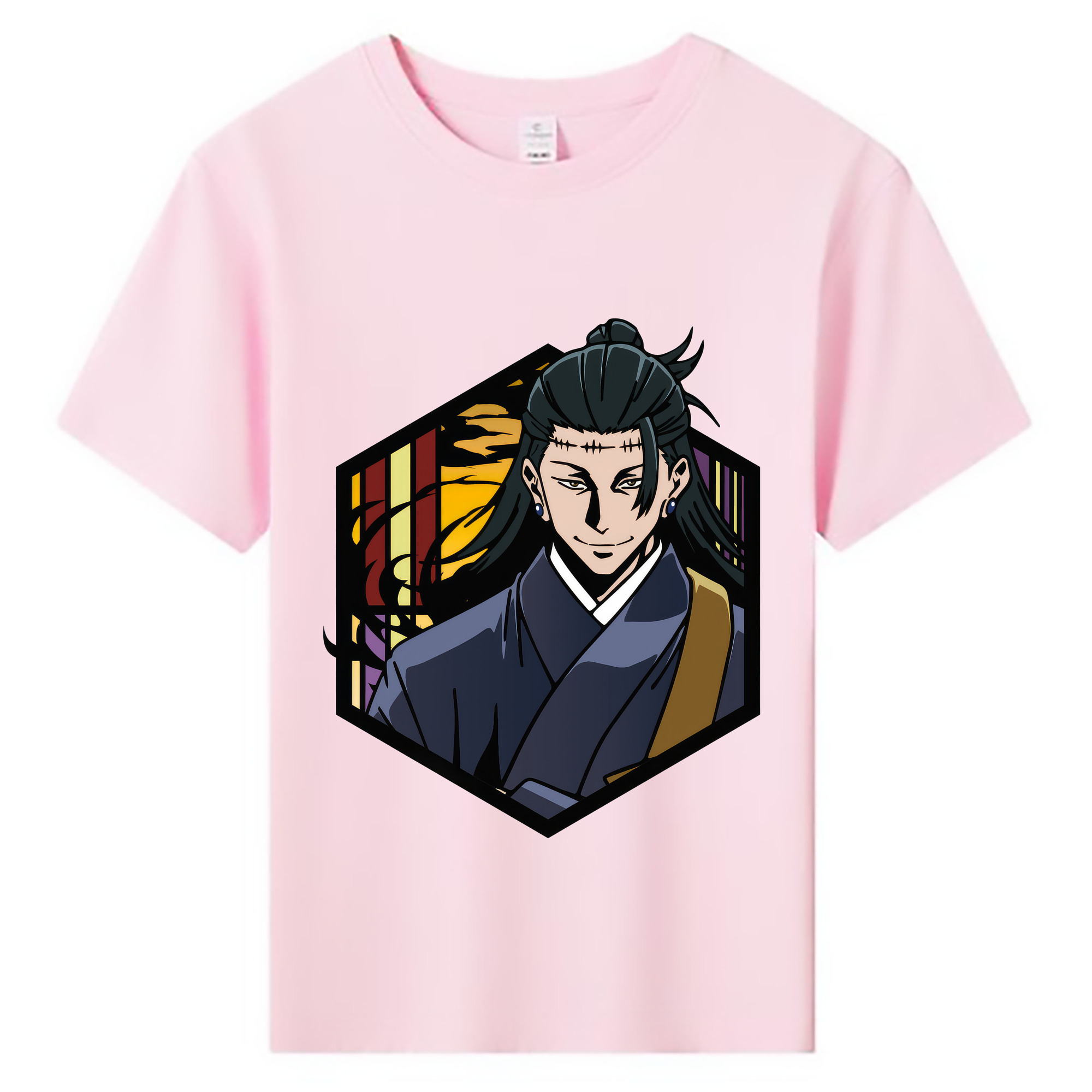 （画像用） 呪術廻戦 Jujutsu Kaisen 綿100％キッズTシャツ（フロントプリント）