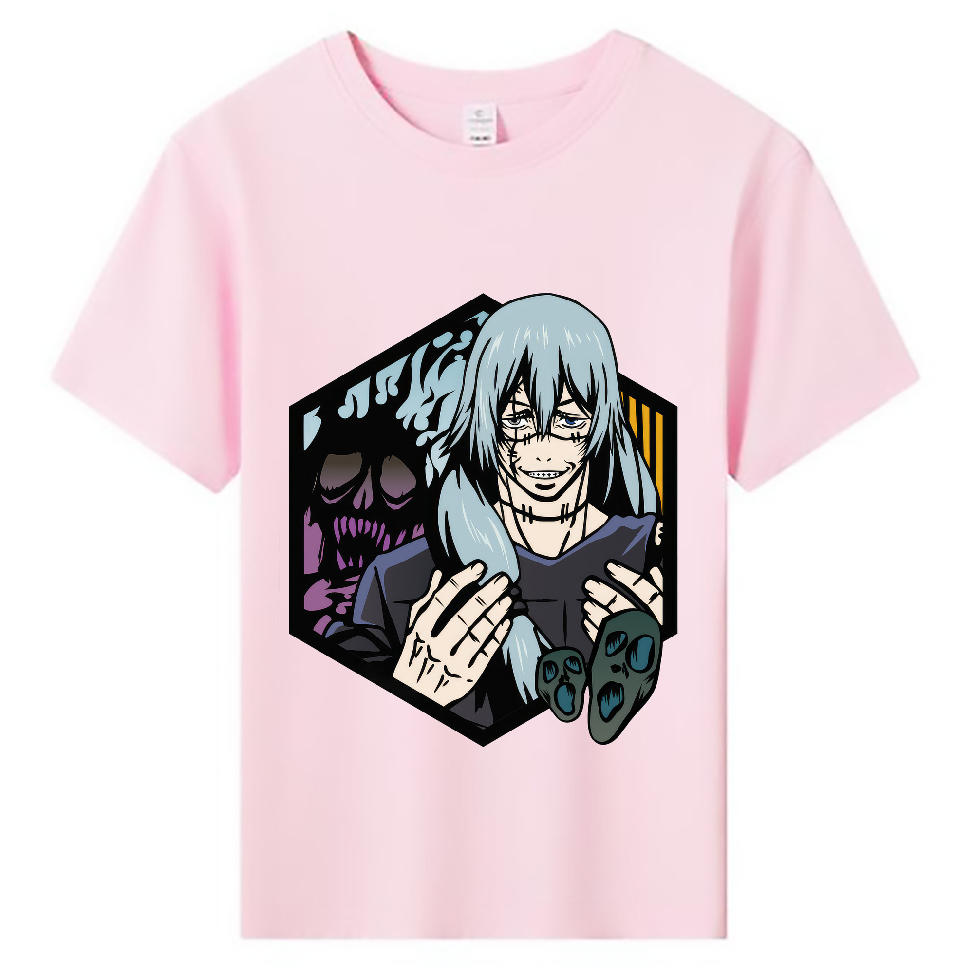 （画像用） 呪術廻戦 Jujutsu Kaisen 綿100％キッズTシャツ（フロントプリント）
