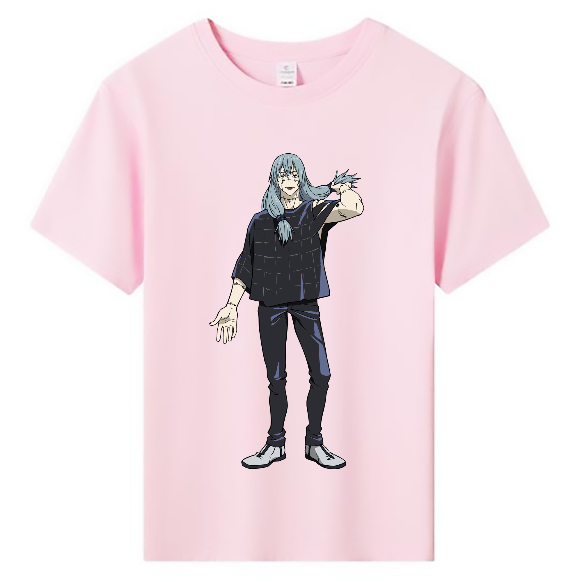 （画像用） 呪術廻戦 Jujutsu Kaisen 綿100％キッズTシャツ（フロントプリント）