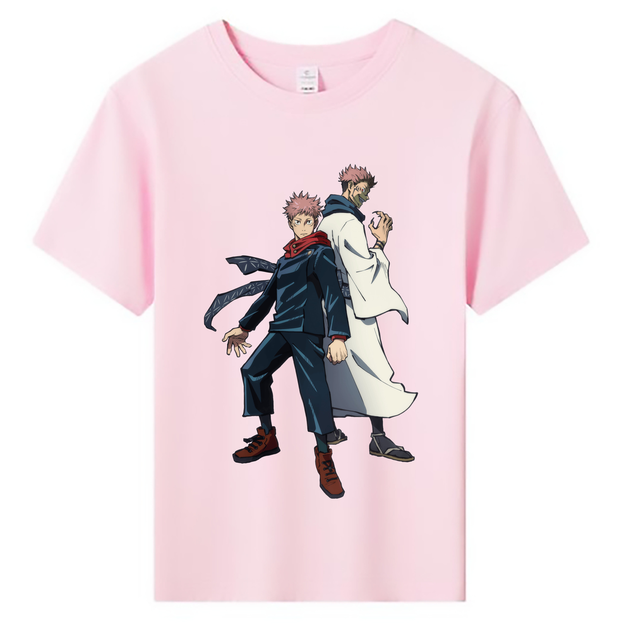 （画像用） 呪術廻戦 Jujutsu Kaisen 綿100％キッズTシャツ（フロントプリント）