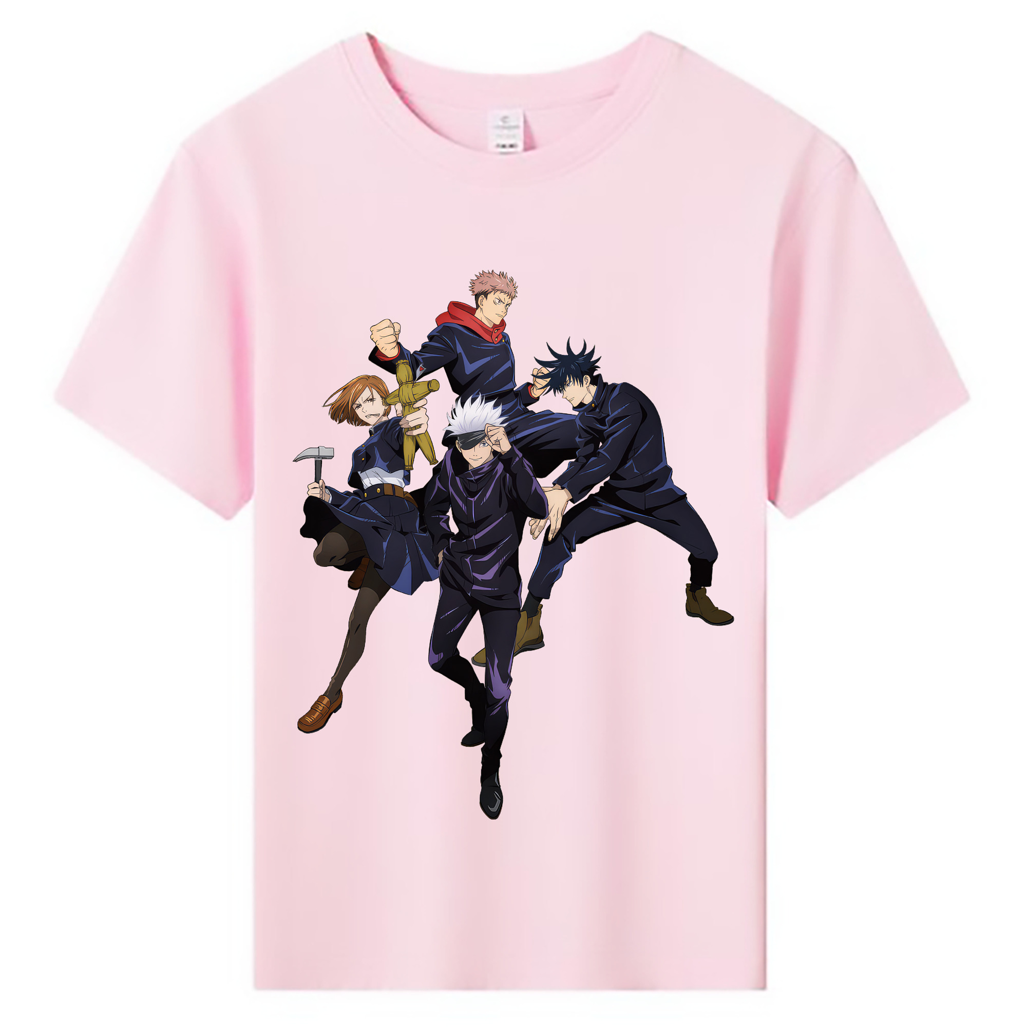 （画像用） 呪術廻戦 Jujutsu Kaisen 綿100％キッズTシャツ（フロントプリント）