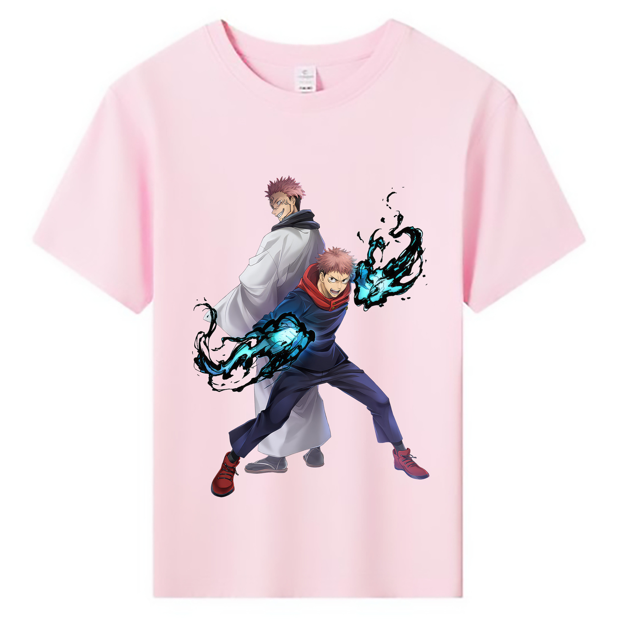 （画像用） 呪術廻戦 Jujutsu Kaisen 綿100％キッズTシャツ（フロントプリント）