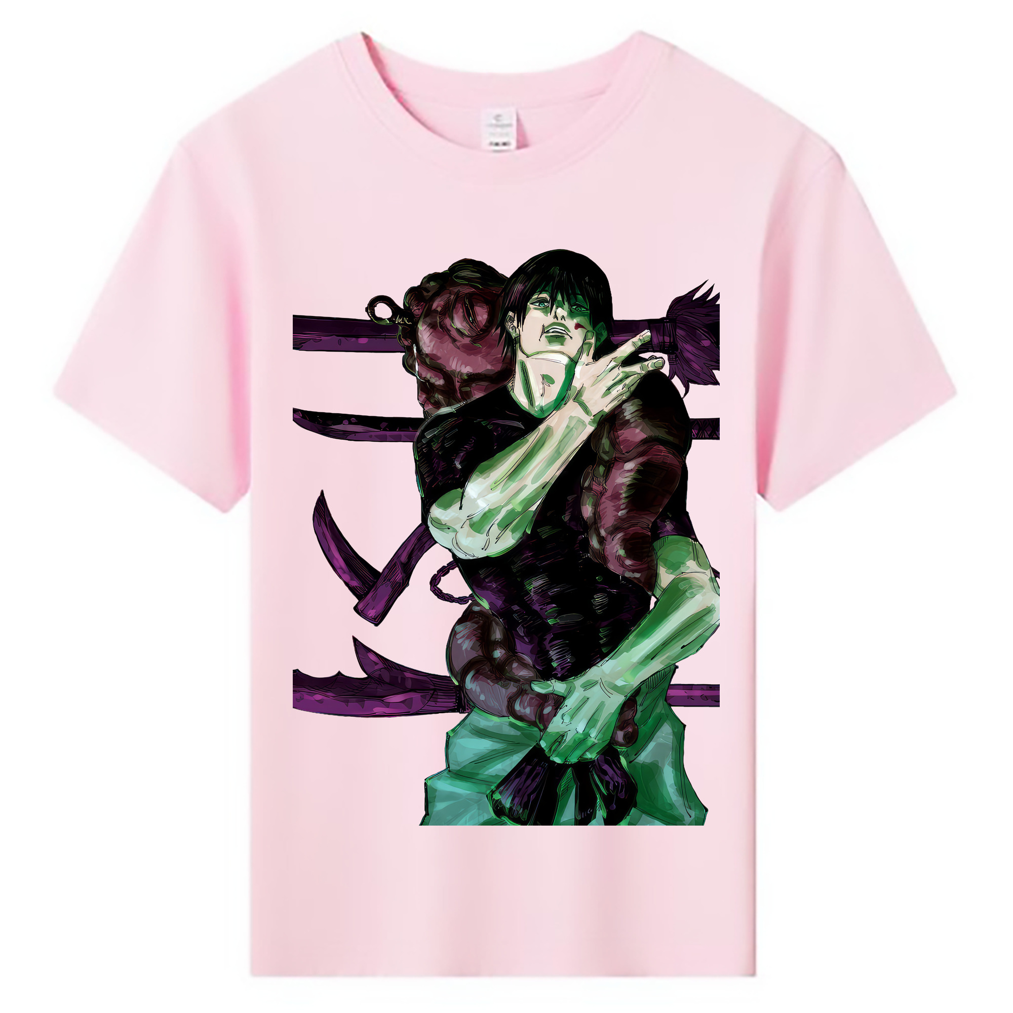 （画像用） 呪術廻戦 Jujutsu Kaisen 綿100％キッズTシャツ（フロントプリント）