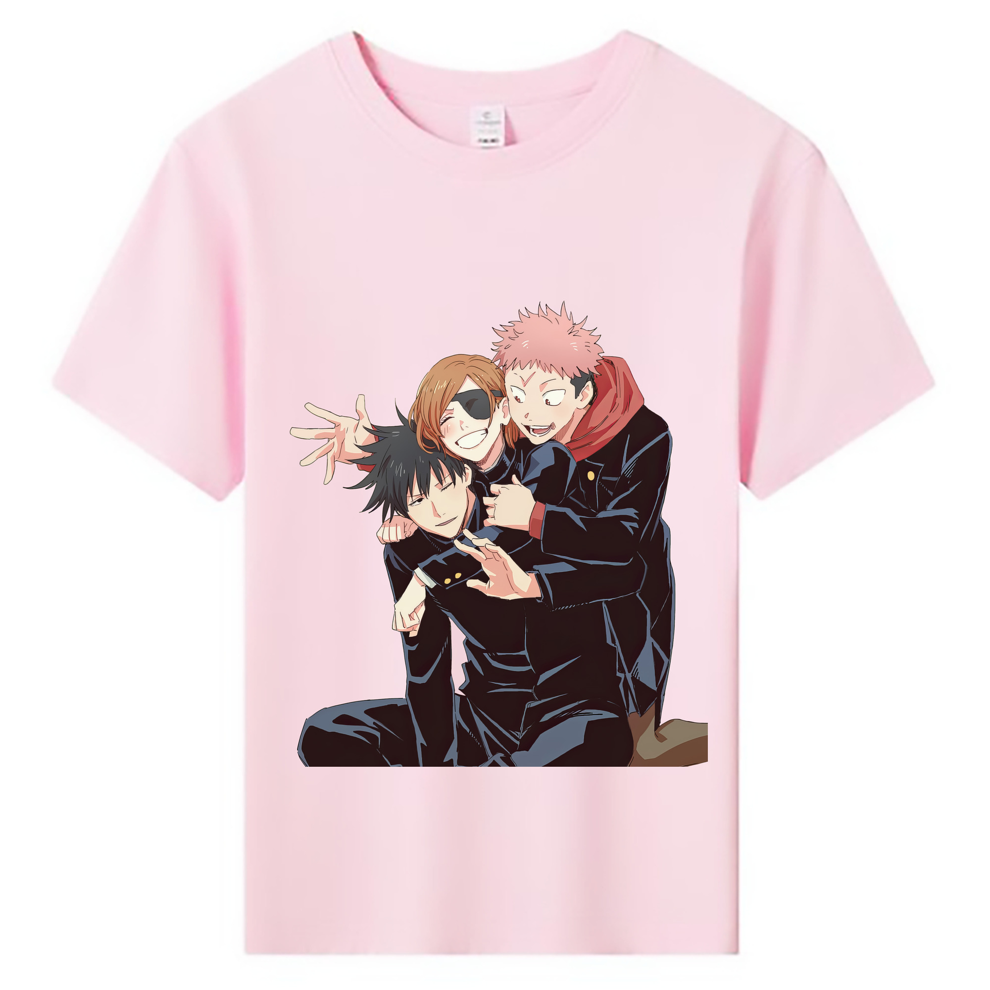 （画像用） 呪術廻戦 Jujutsu Kaisen 綿100％キッズTシャツ（フロントプリント）
