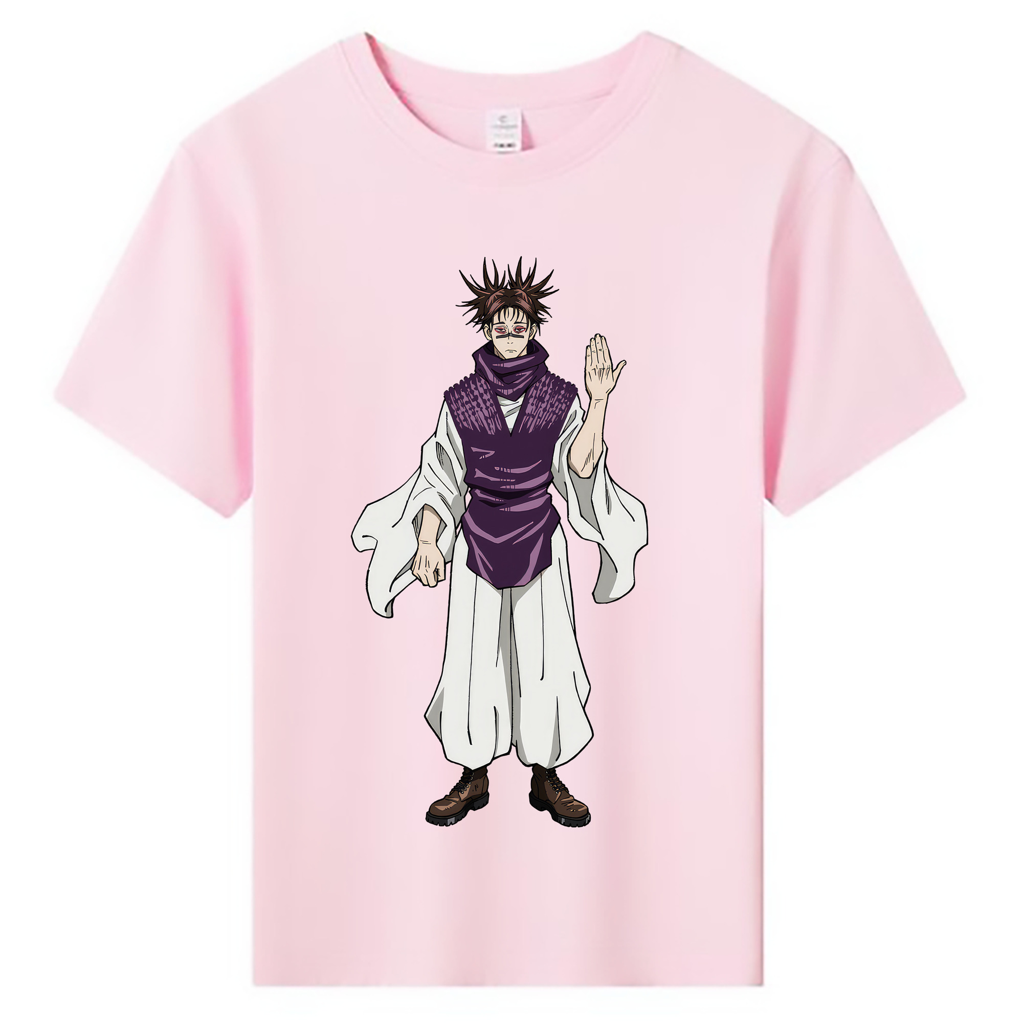 （画像用） 呪術廻戦 Jujutsu Kaisen 綿100％キッズTシャツ（フロントプリント）